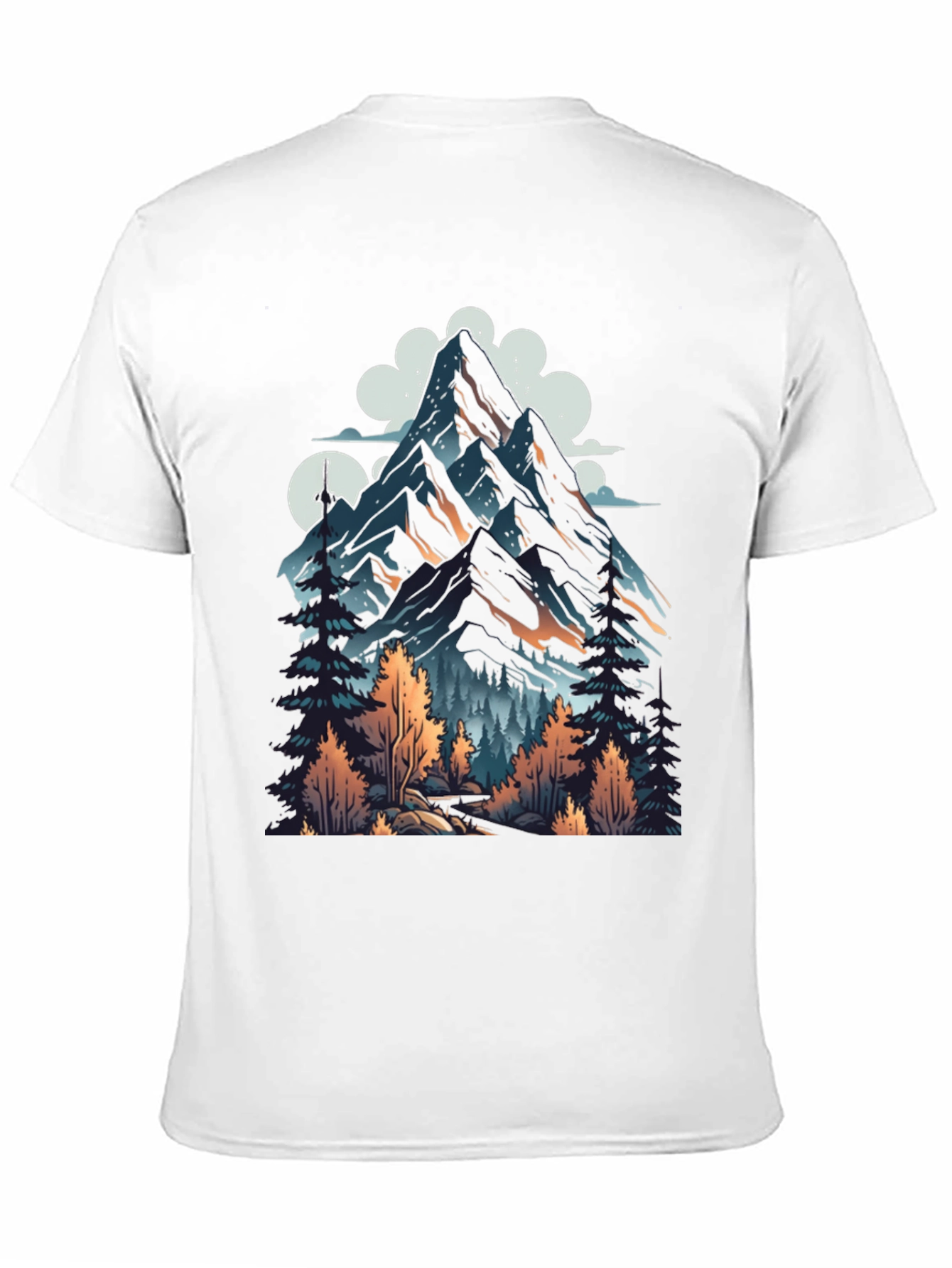 Mountain Landscape Graphic T-Shirt