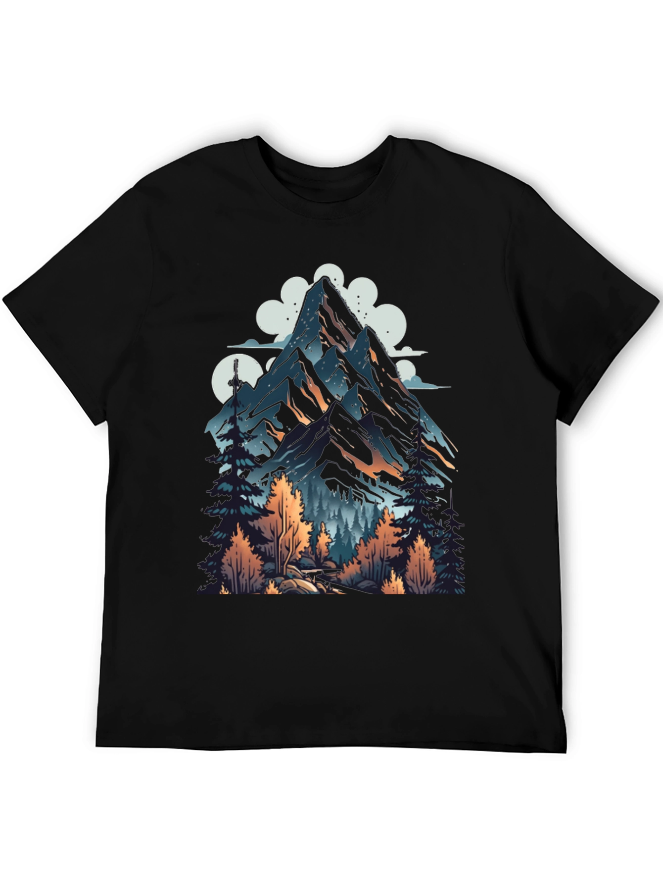 Mountain Landscape Graphic T-Shirt