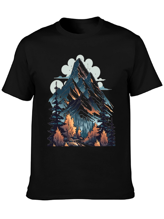 Mountain Landscape Graphic T-Shirt