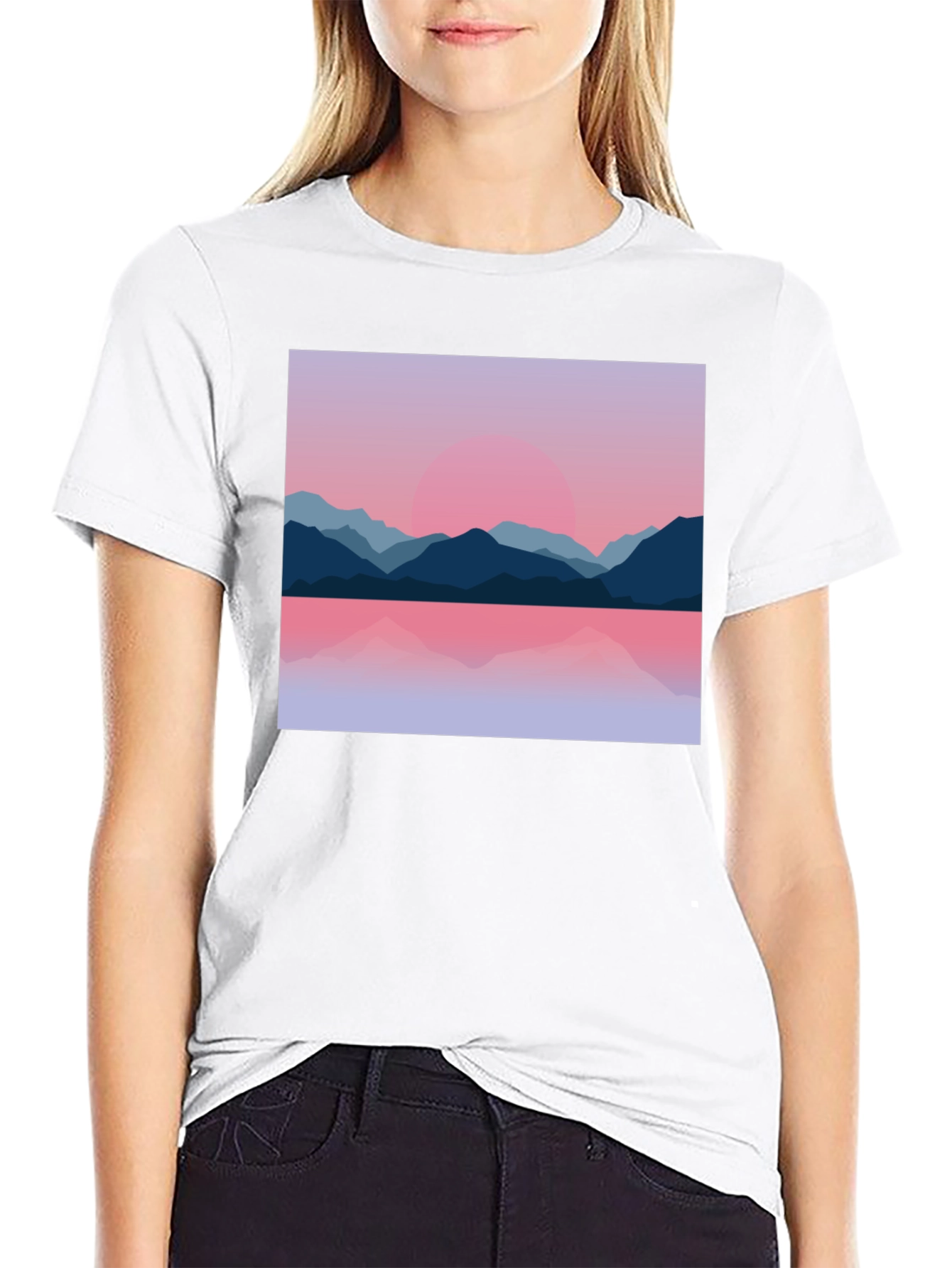 Sunset Mountain Graphic Tee