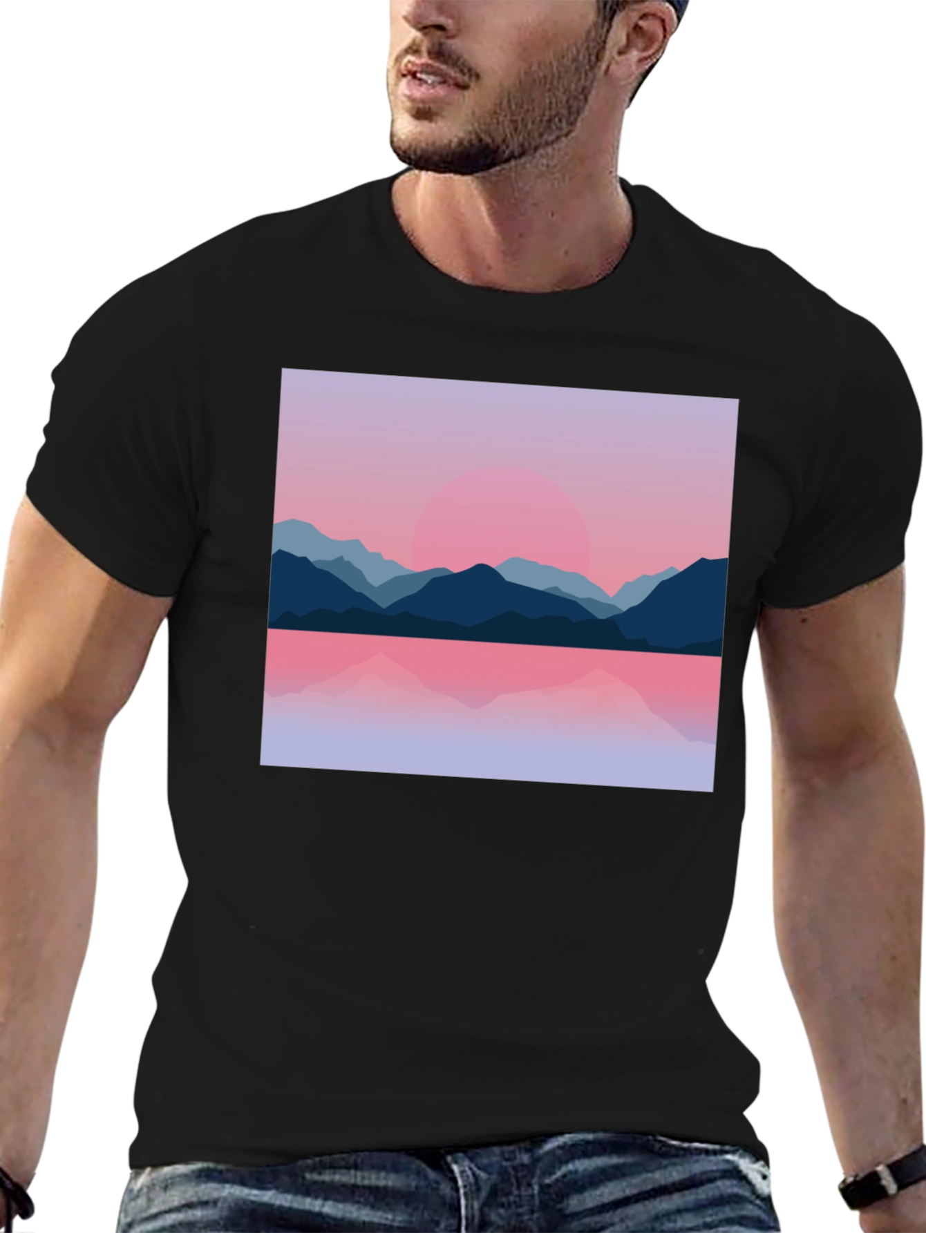 Sunset Mountain Graphic Tee