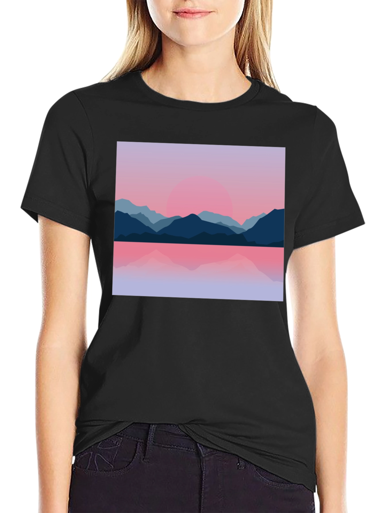 Sunset Mountain Graphic Tee