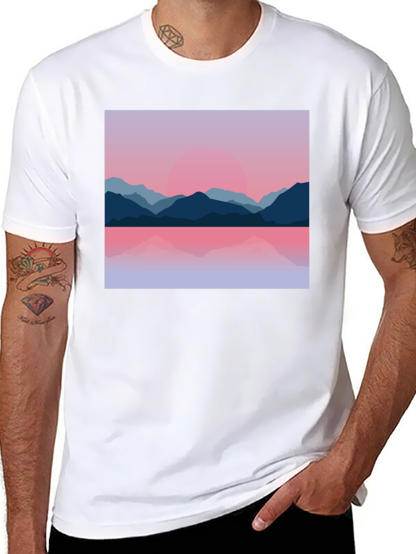 Sunset Mountain Graphic Tee
