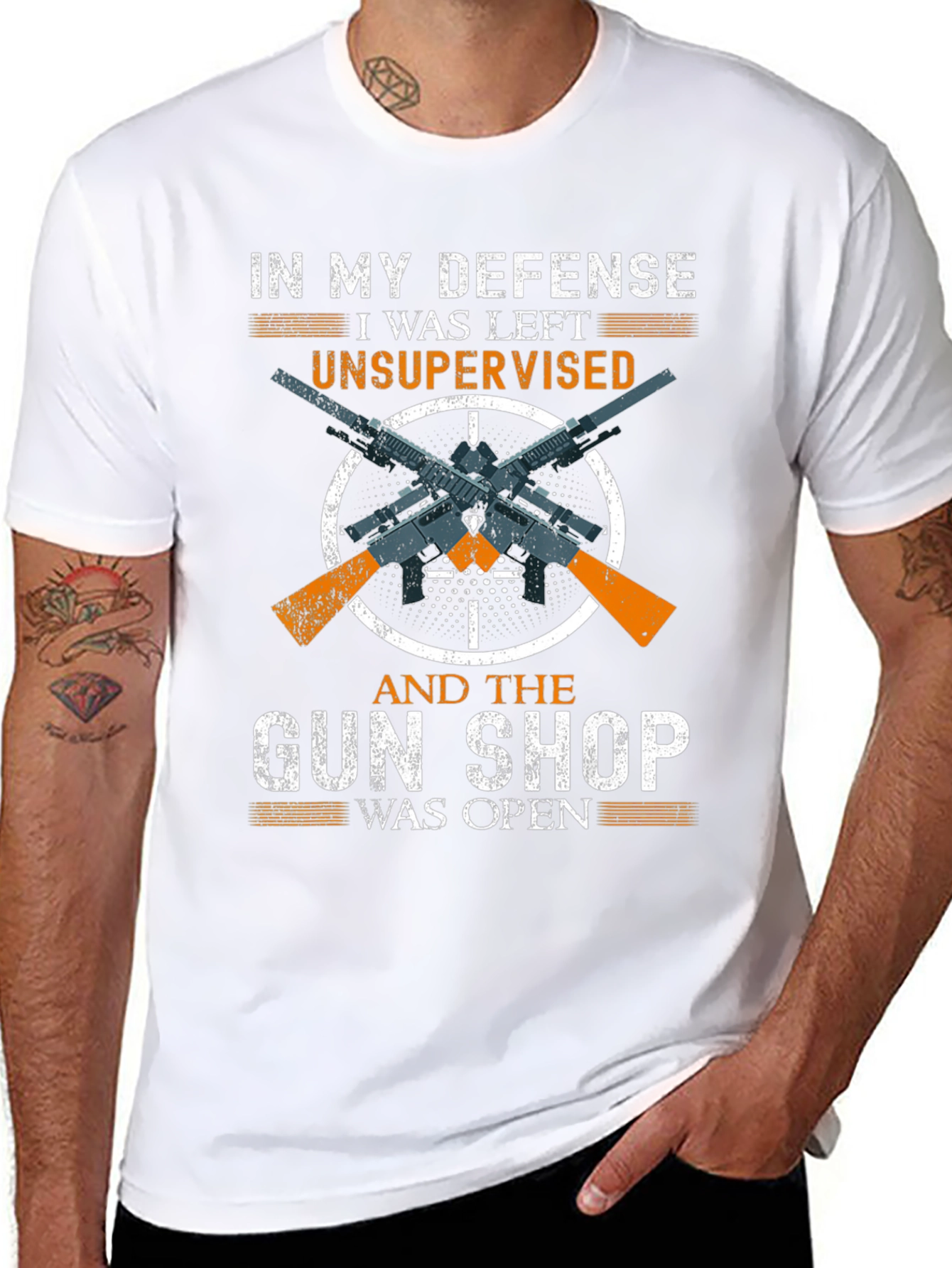 In My Defense Gun Shop Mens T-Shirt