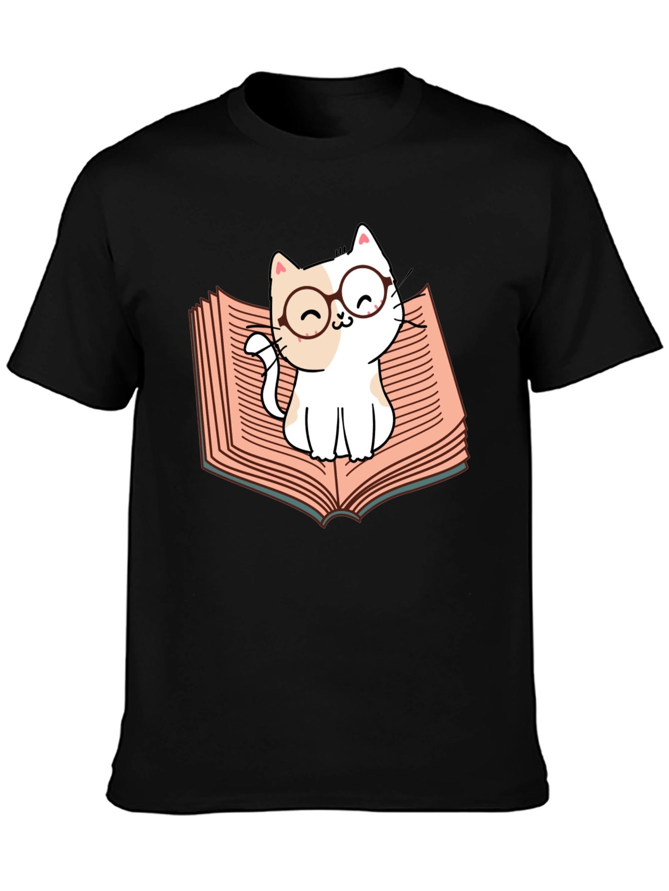 Bookish Cat T-Shirt - Reading Cat Tee