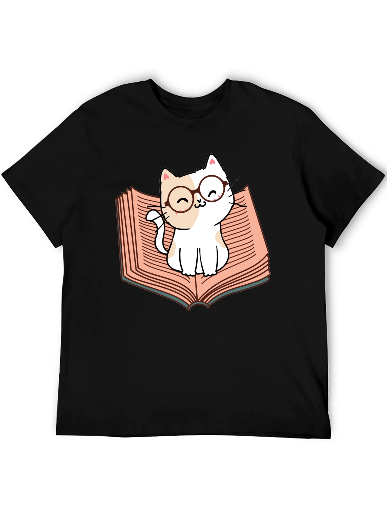 Bookish Cat T-Shirt - Reading Cat Tee
