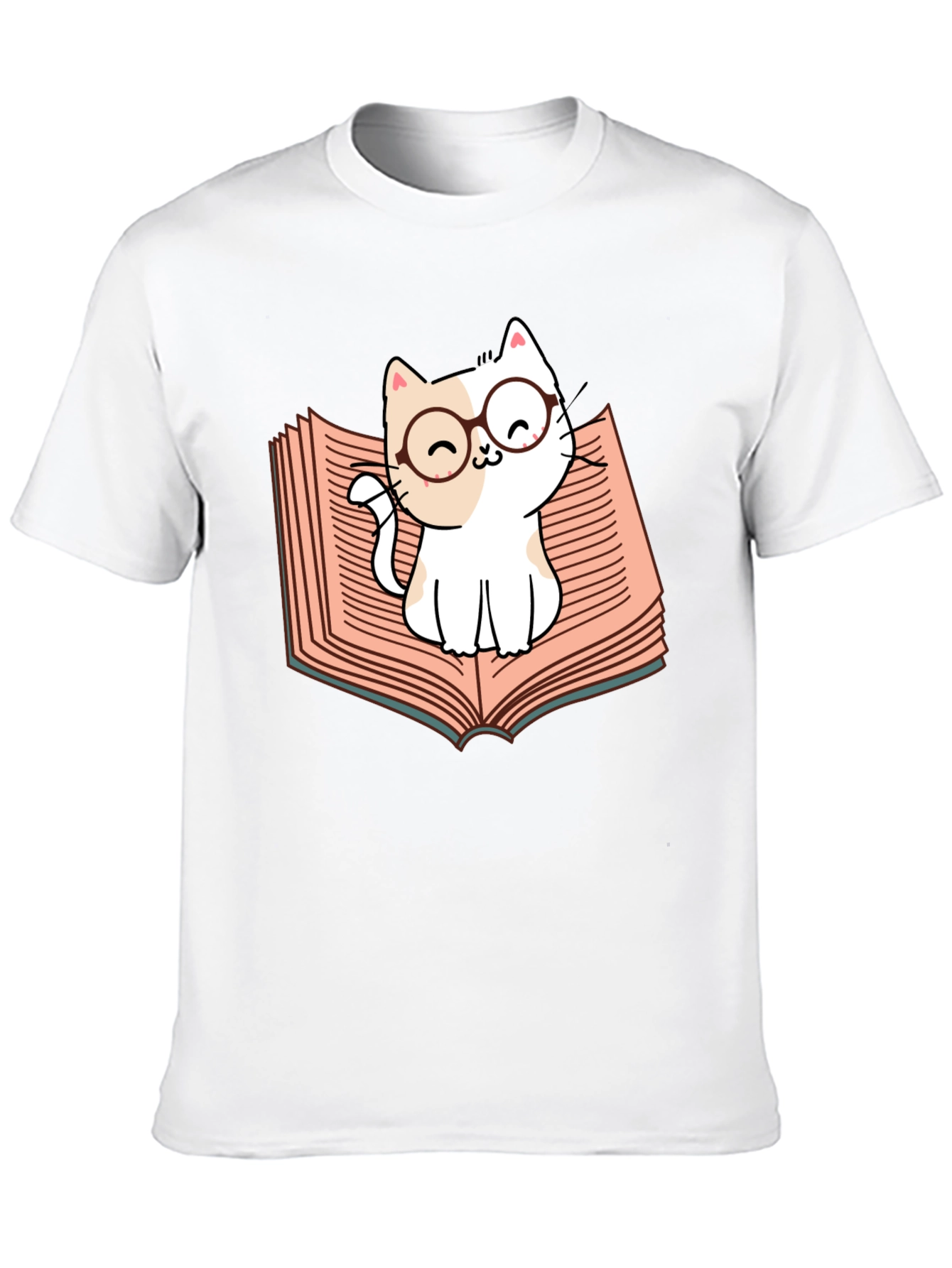 Bookish Cat T-Shirt - Reading Cat Tee