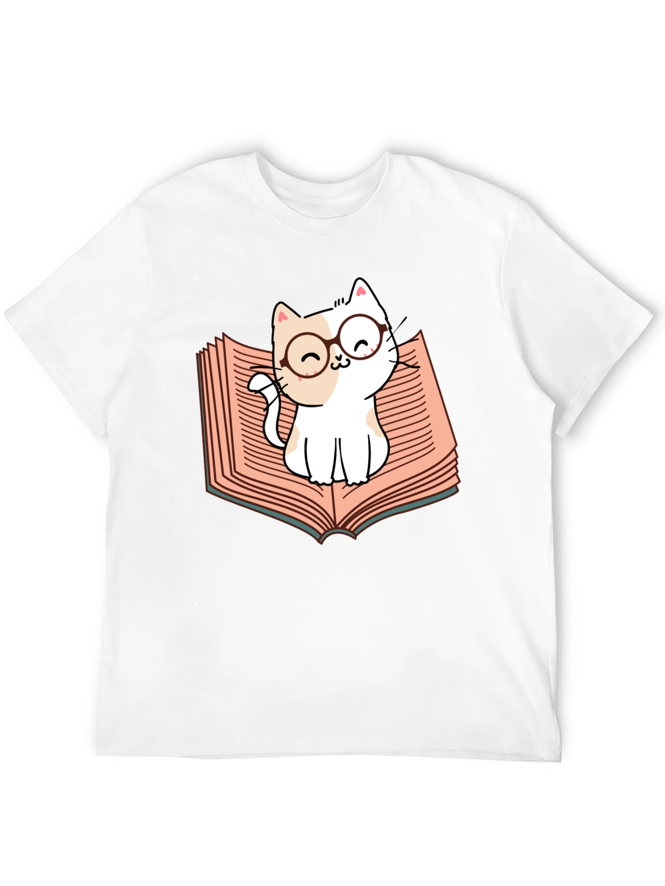 Bookish Cat T-Shirt - Reading Cat Tee