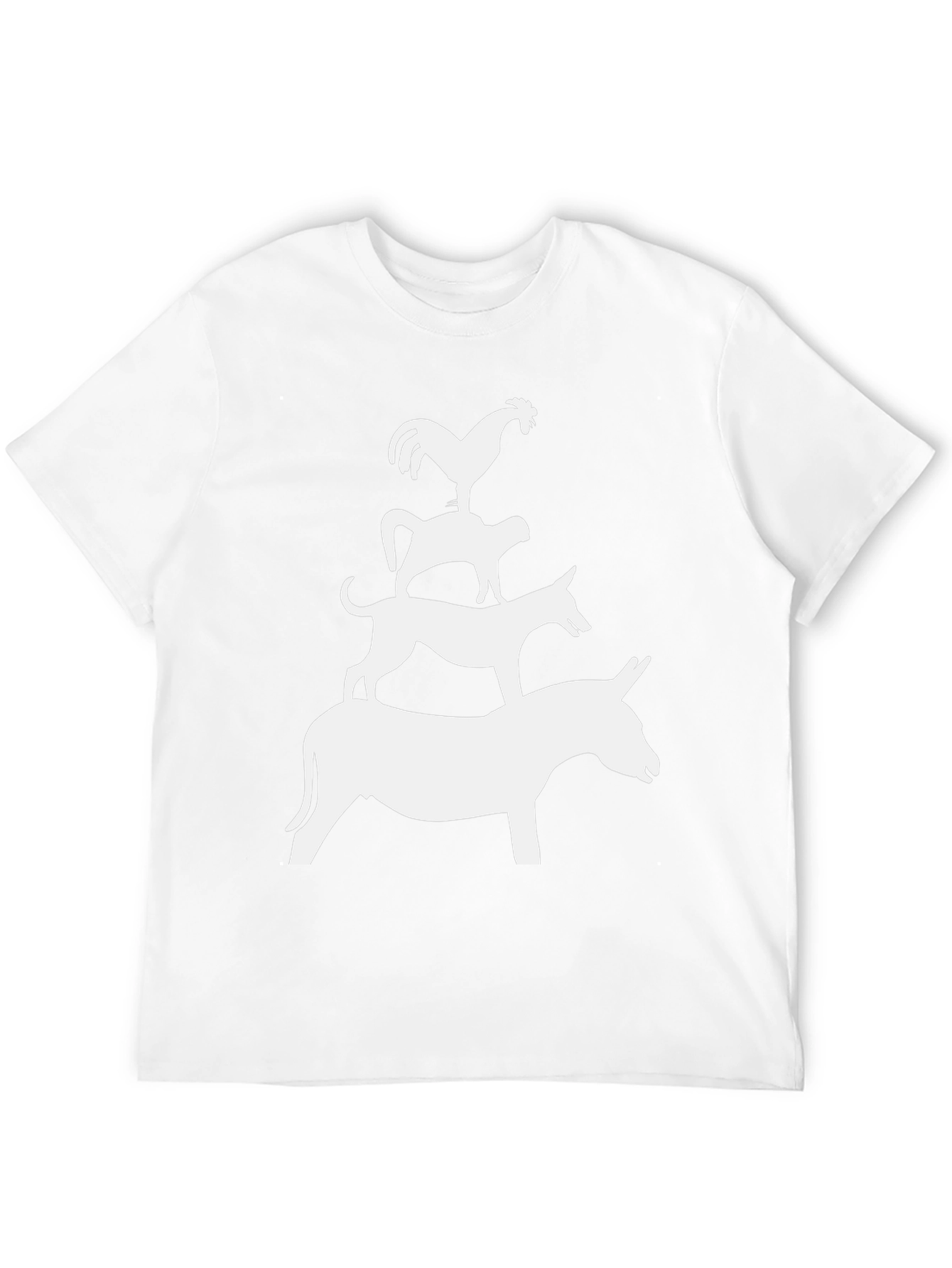 Animal Stack Black T-Shirt