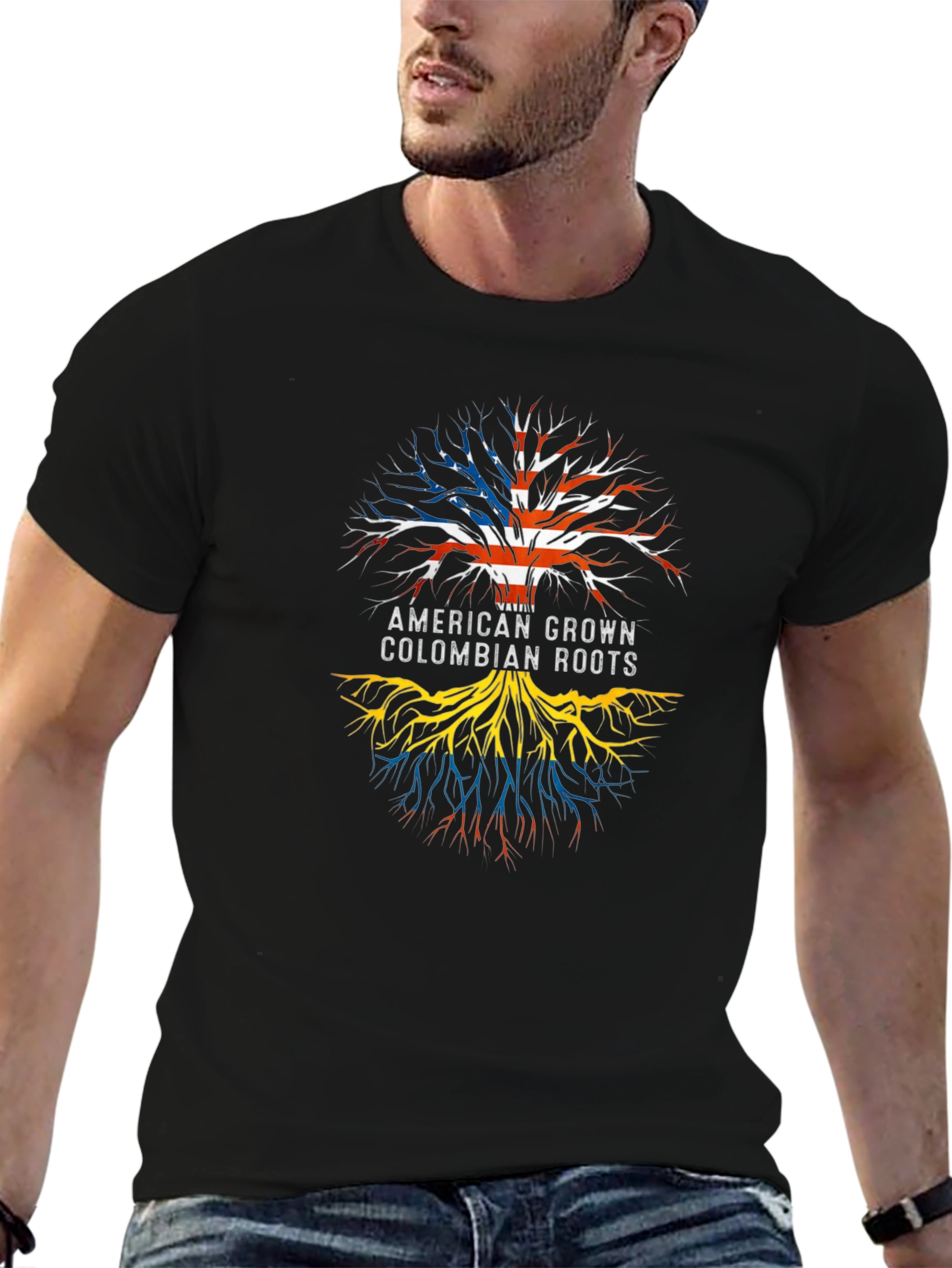 American Grown Colombian Roots T-Shirt
