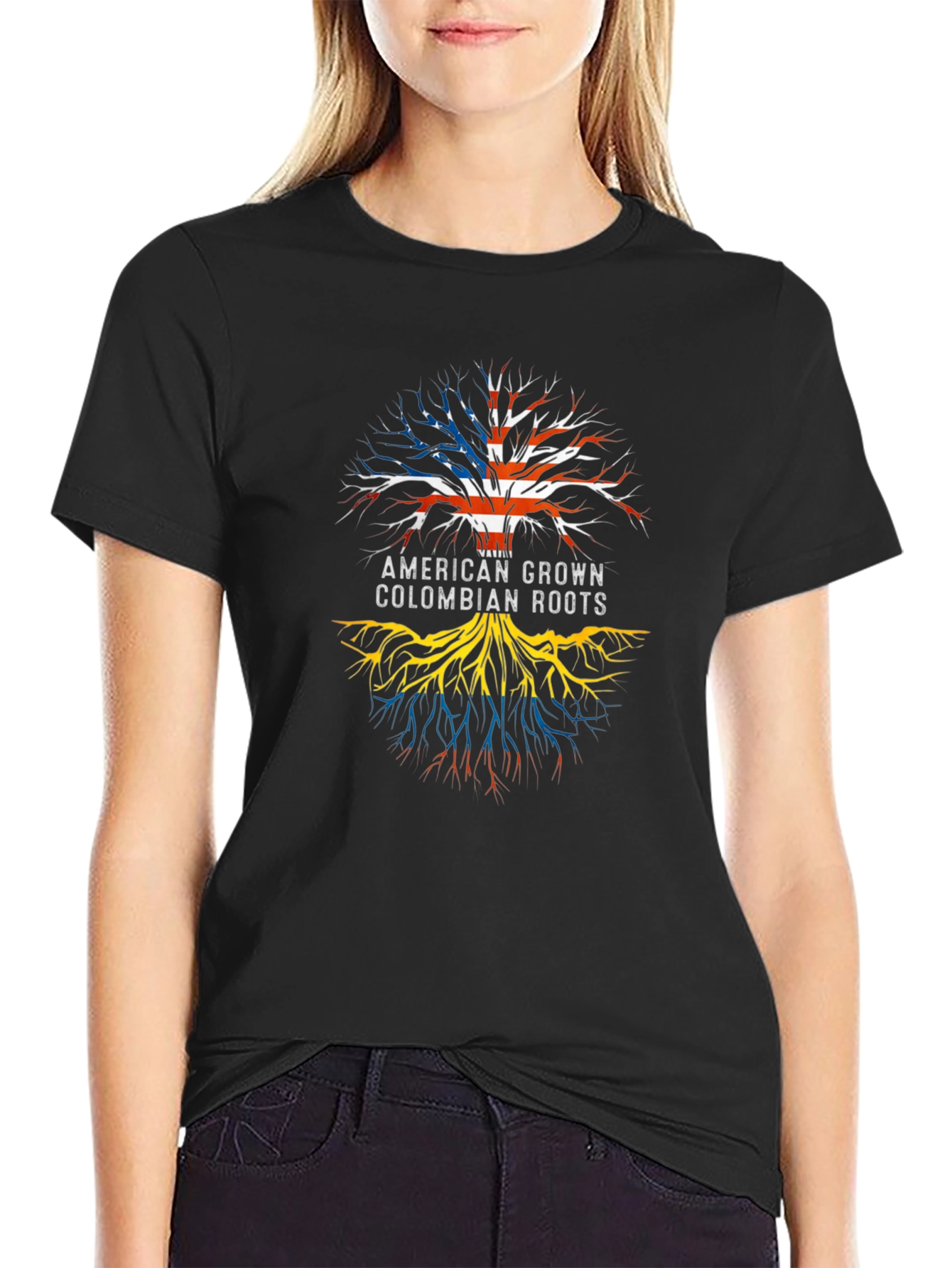 American Grown Colombian Roots T-Shirt