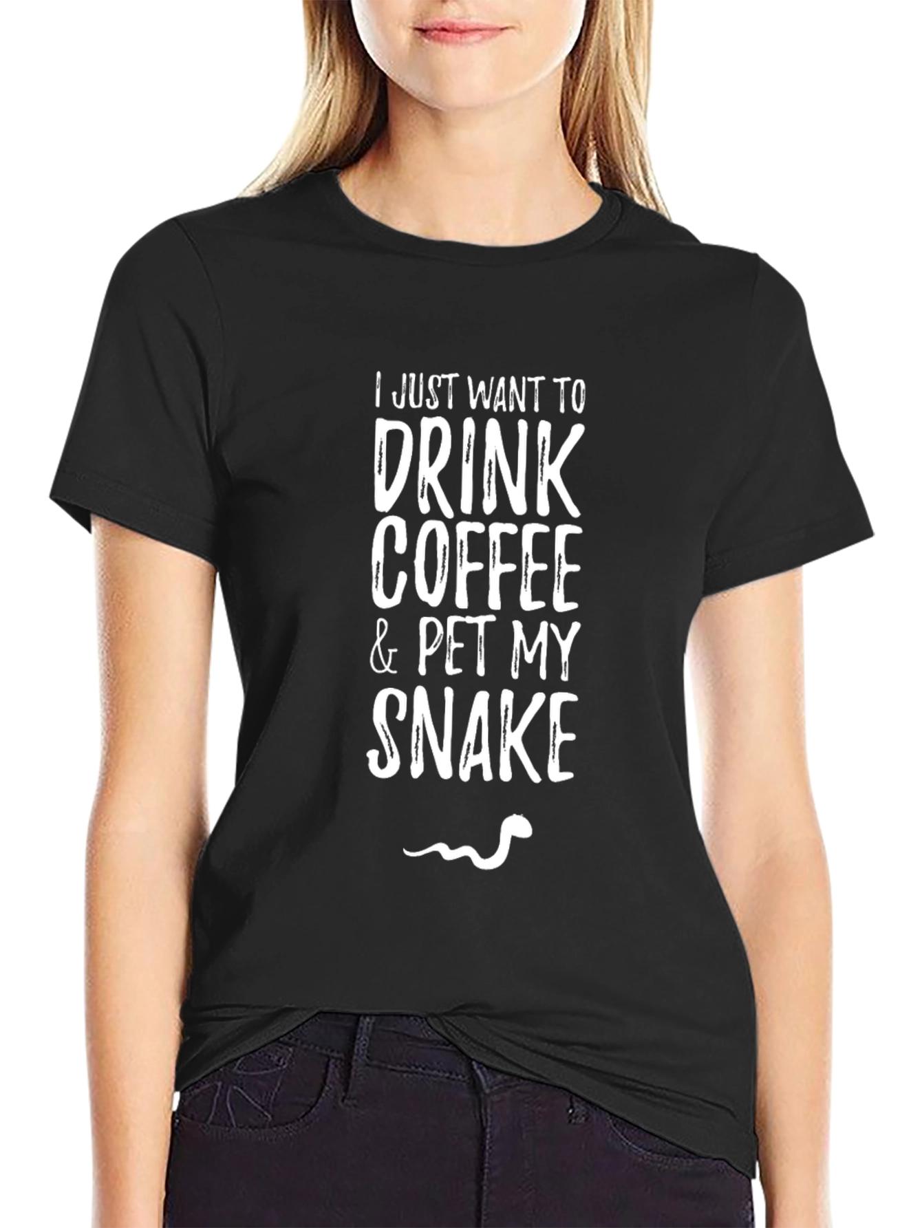 Coffee & Snake Lover T-Shirt - Pet Reptile Tee