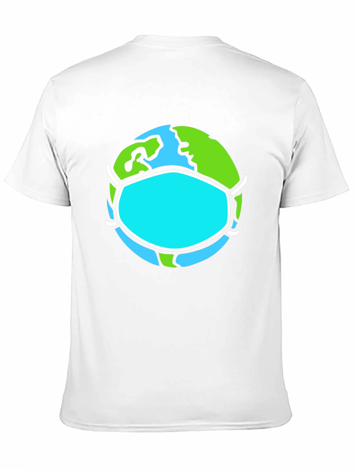 Earth Wearing Mask Graphic Tee