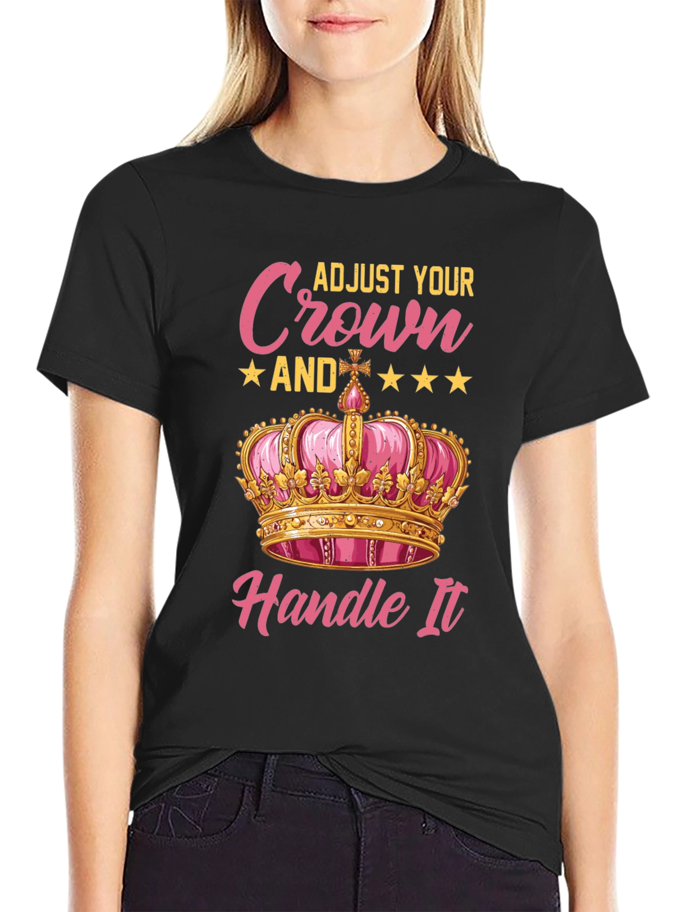 Adjust Your Crown Womens T-Shirt