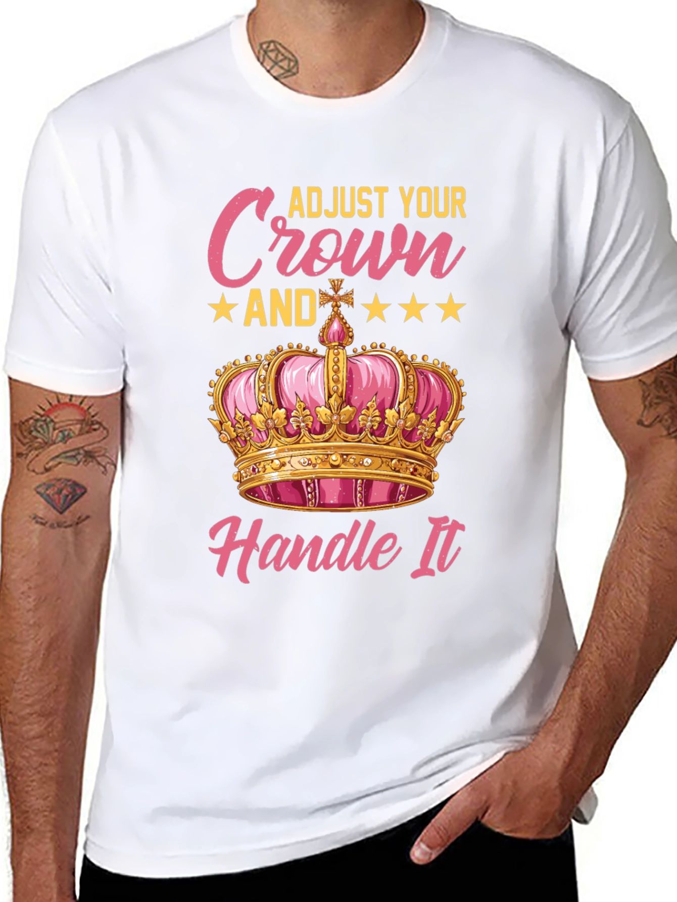 Adjust Your Crown Womens T-Shirt