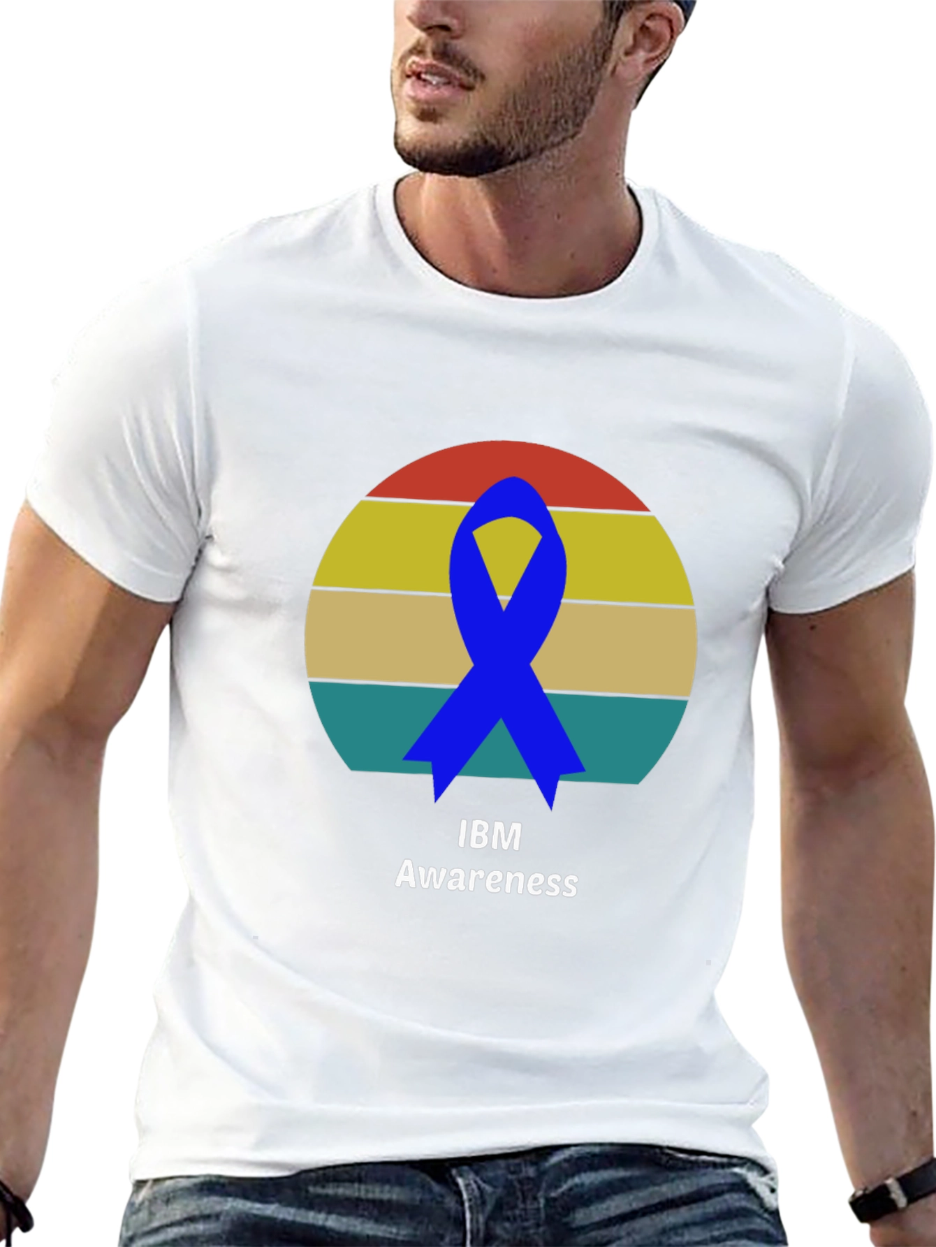 Awareness Ribbon Graphic Tee - Soft Cotton Blend
