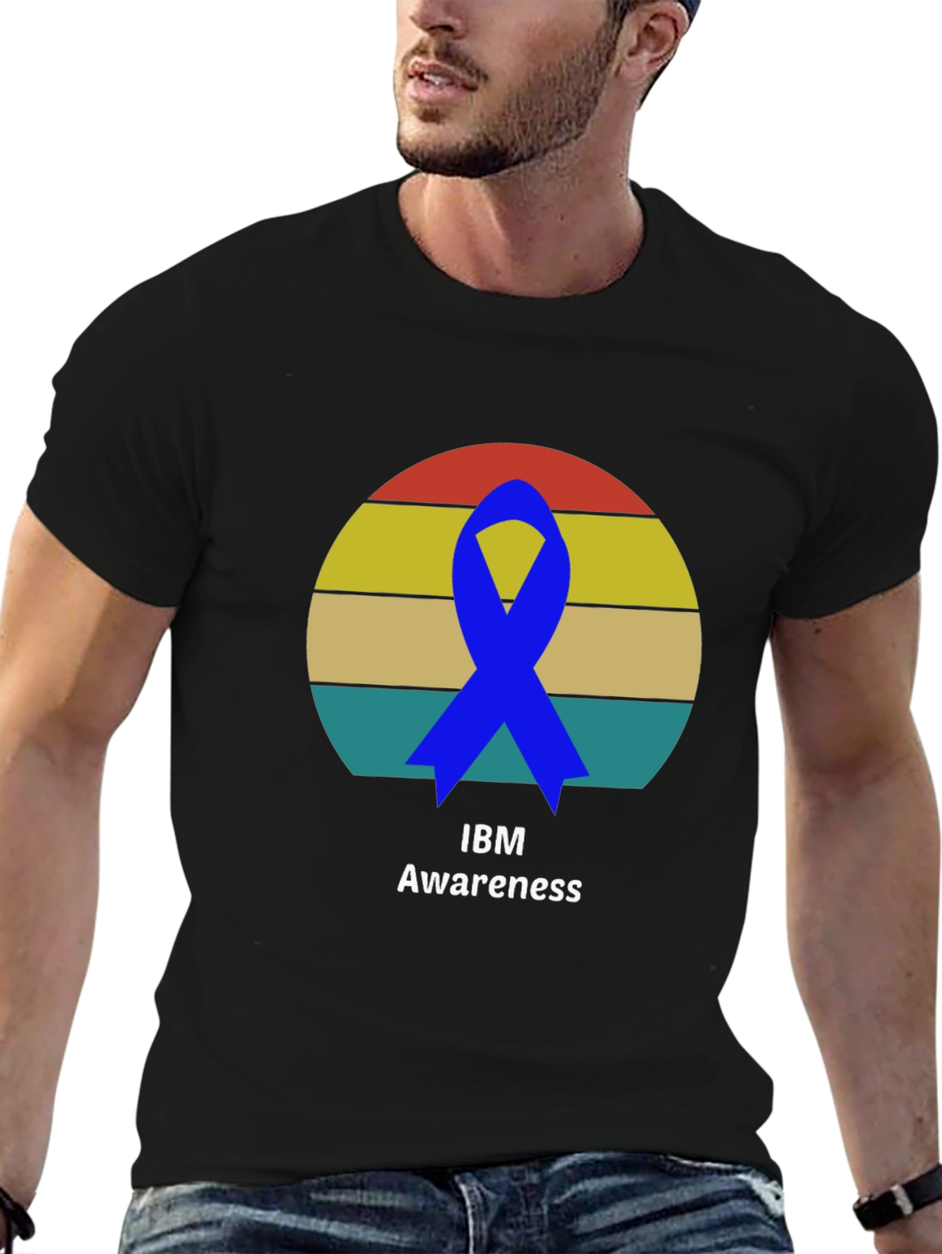 Awareness Ribbon Graphic Tee - Soft Cotton Blend