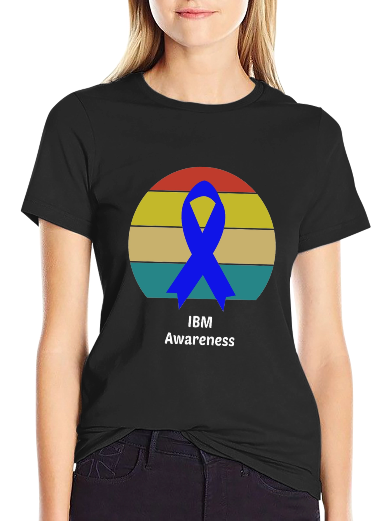Awareness Ribbon Graphic Tee - Soft Cotton Blend