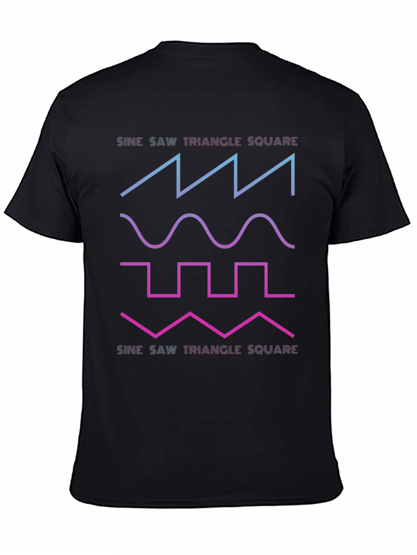 Sine Wave Graphic T-Shirt