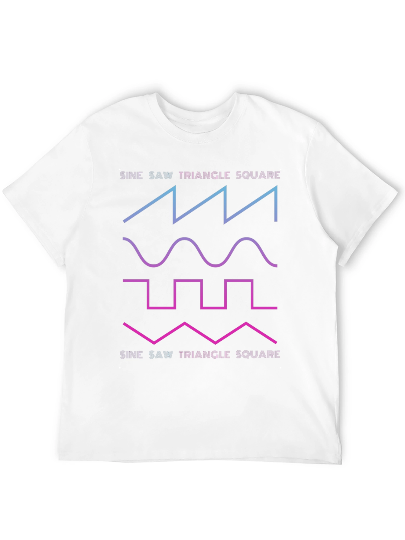 Sine Wave Graphic T-Shirt