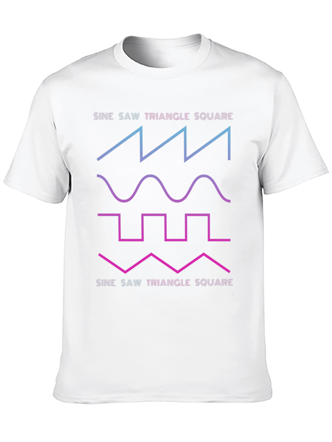 Sine Wave Graphic T-Shirt