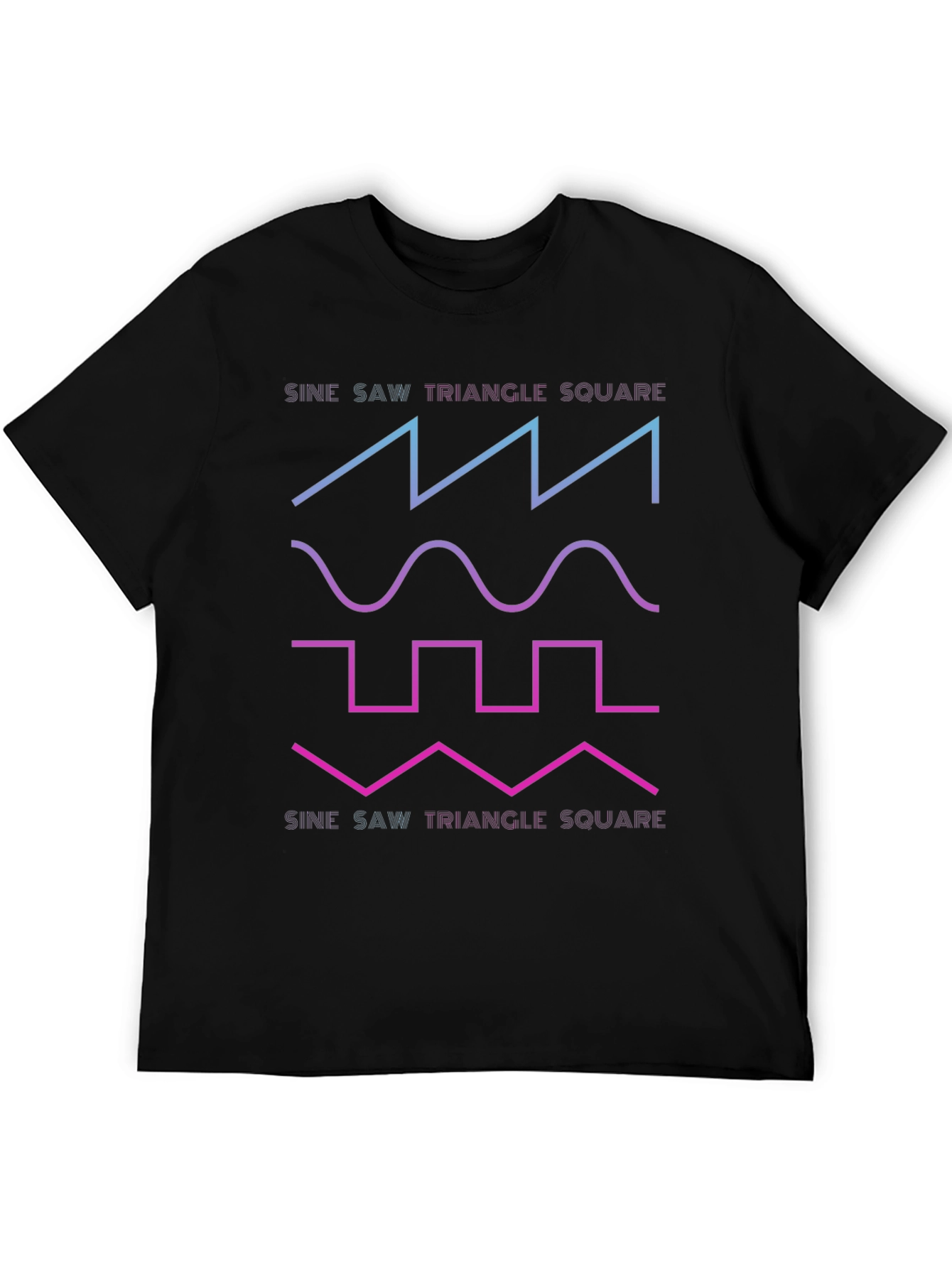 Sine Wave Graphic T-Shirt