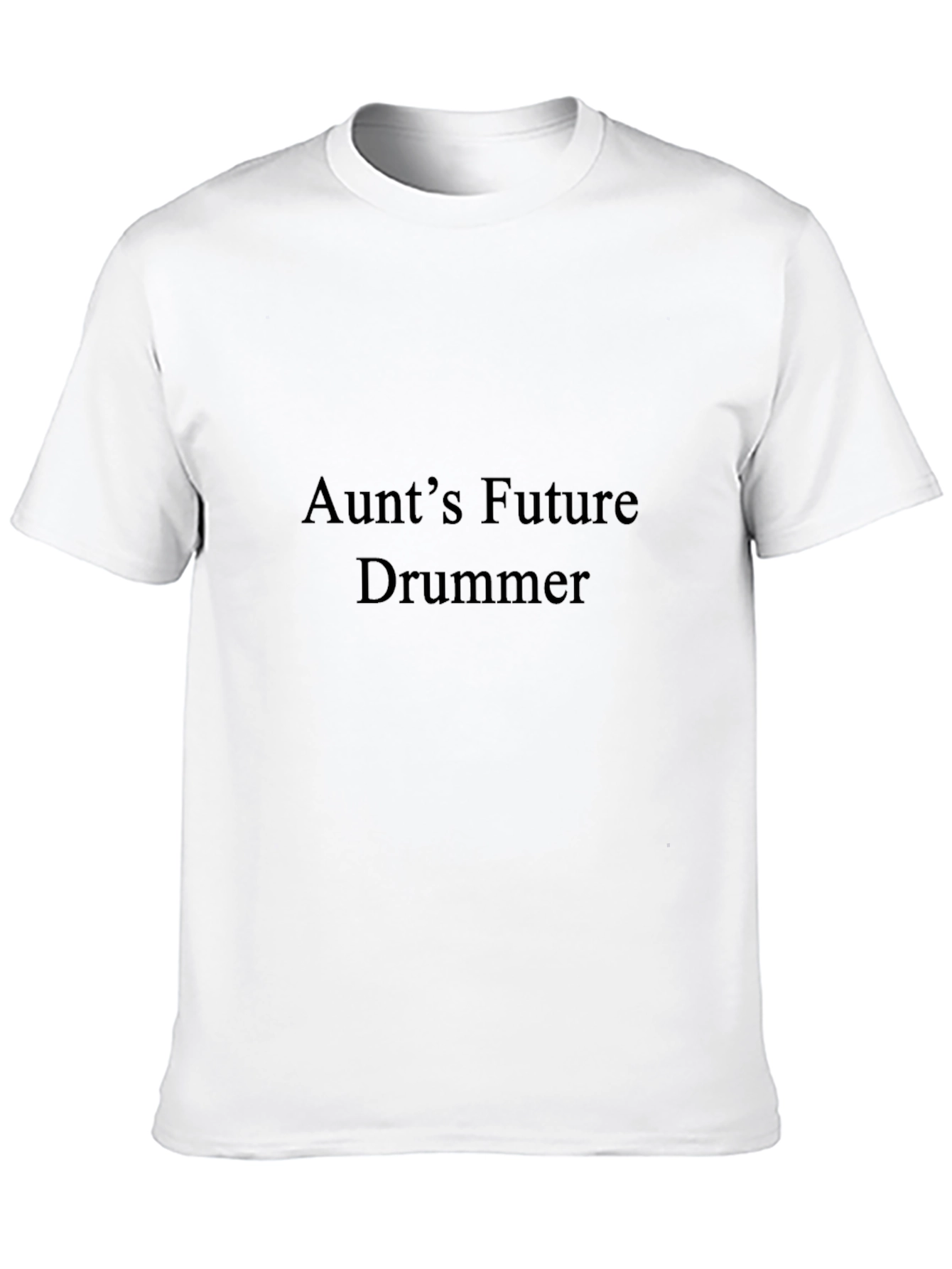 Aunts Future Drummer Black T-Shirt