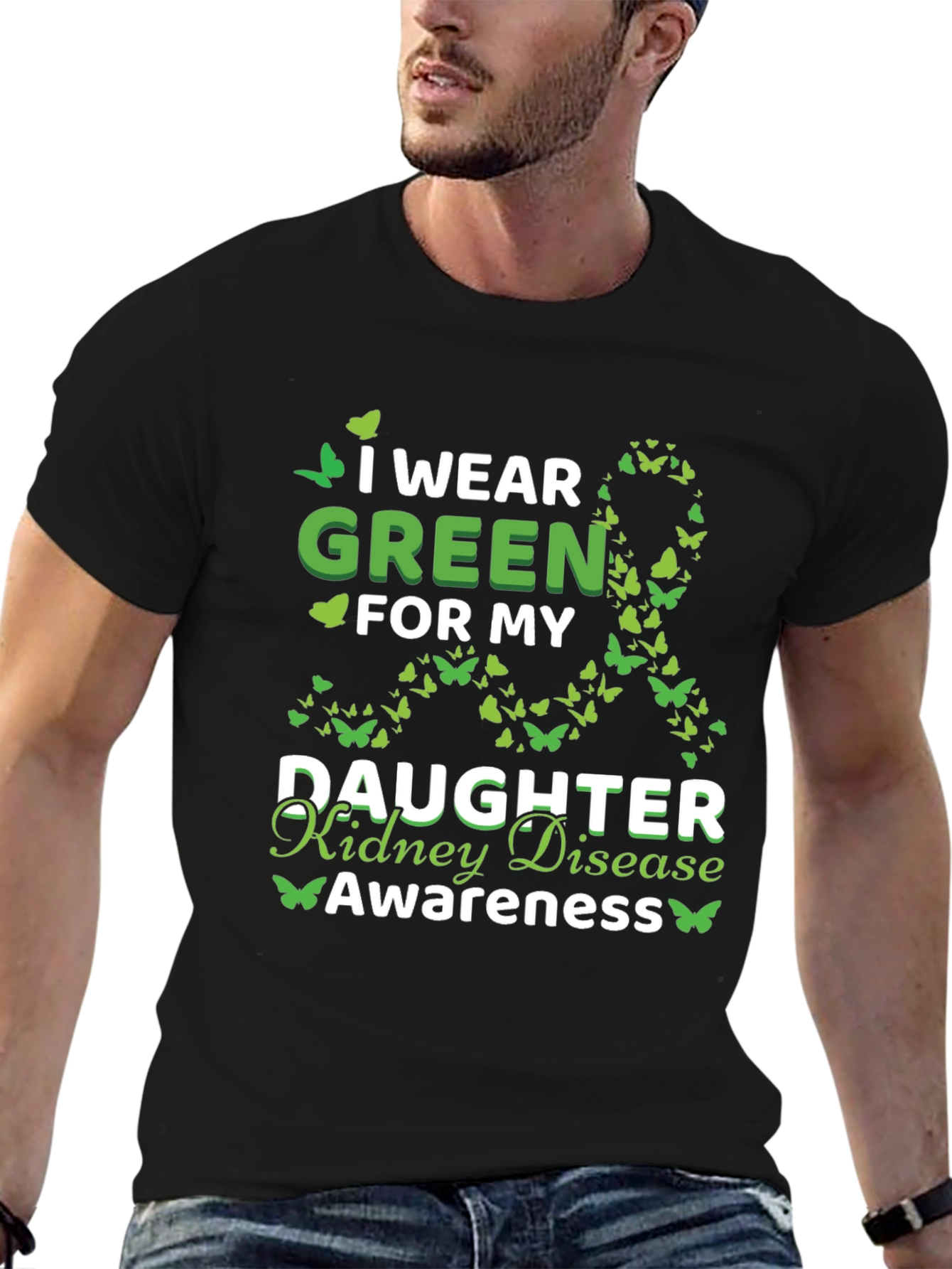 Green Kidney Disease Awareness T-Shirt