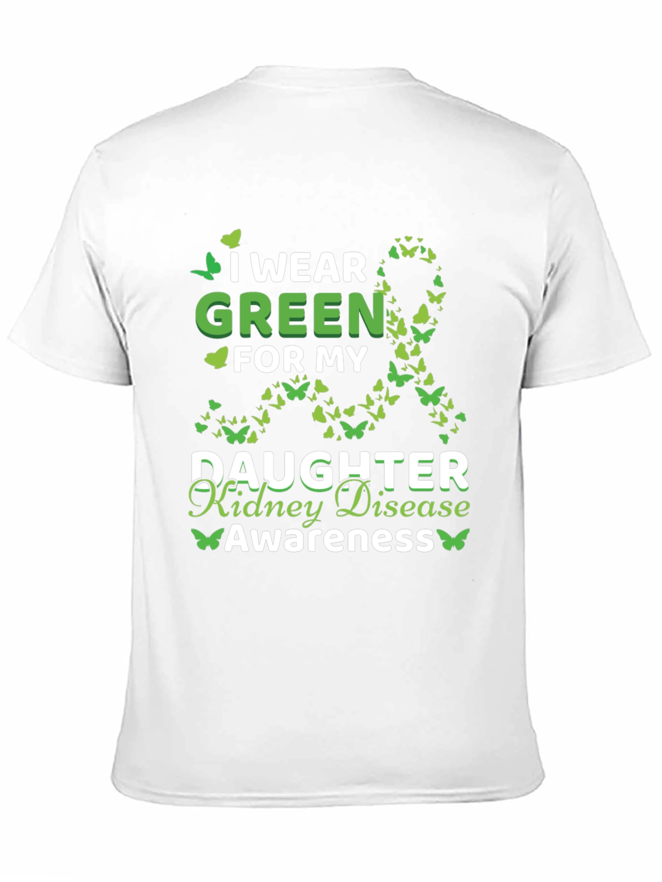 Green Kidney Disease Awareness T-Shirt