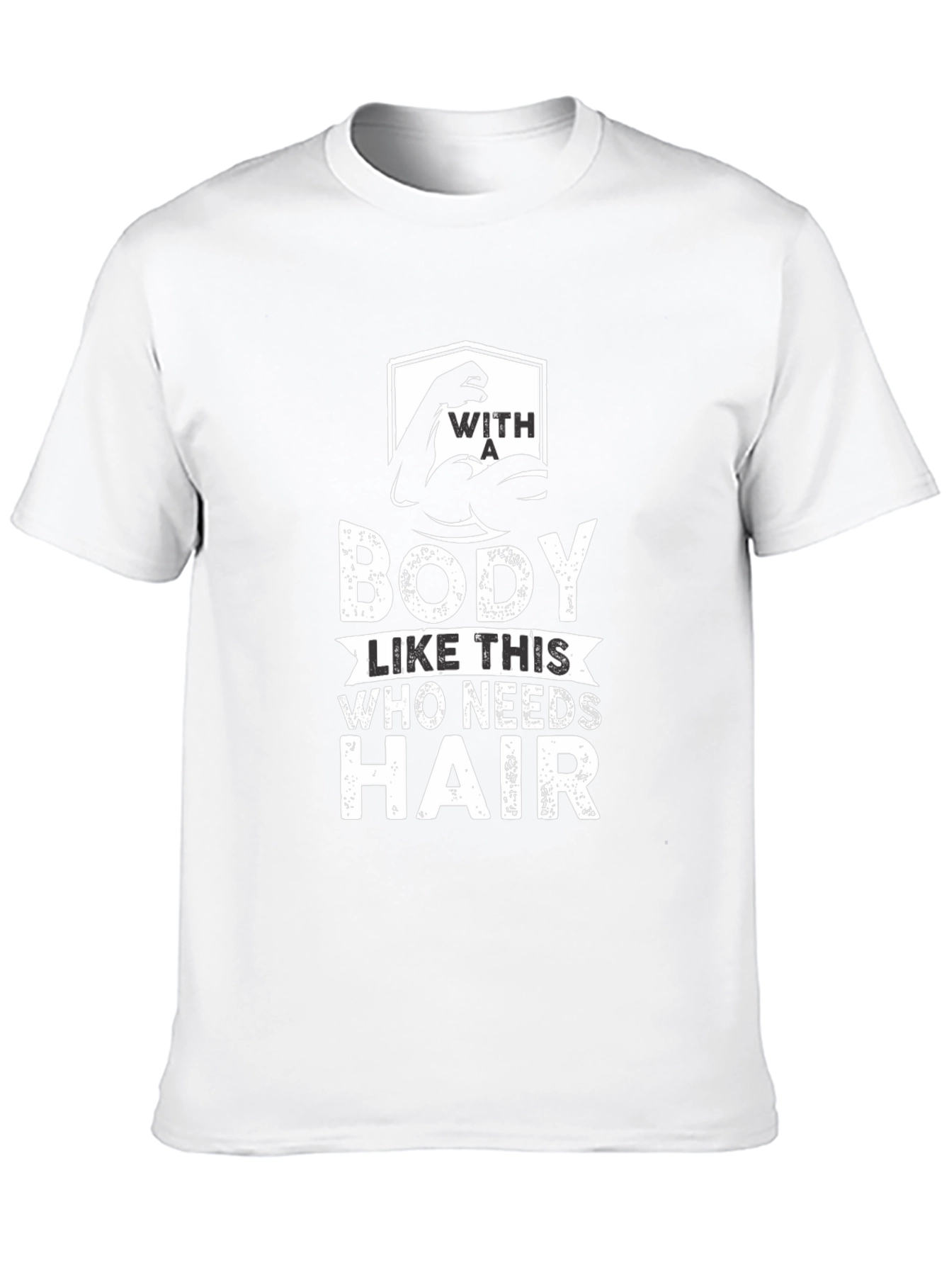 Funny Bald Bodybuilder T-Shirt