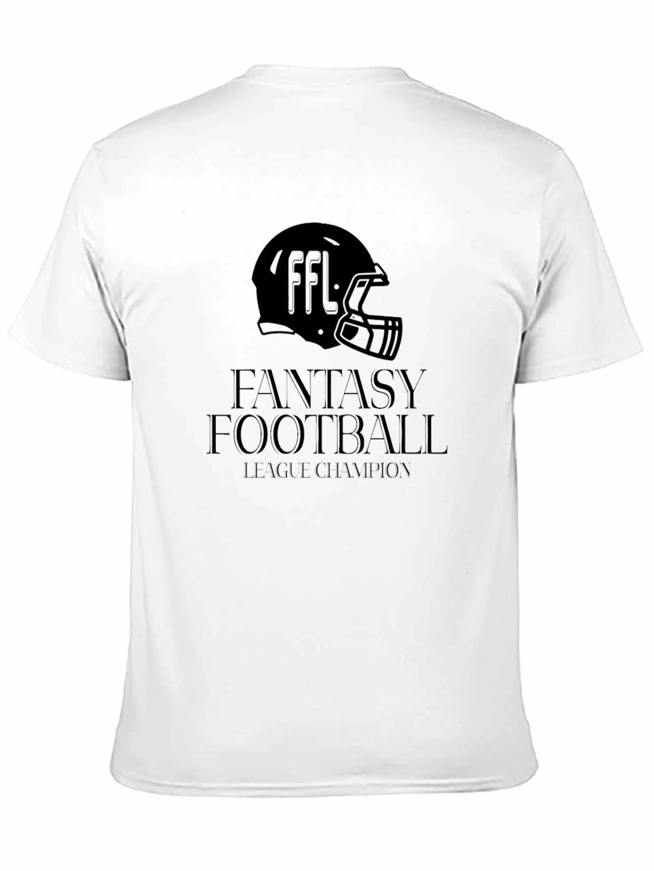 Fantasy Football League Champion Black T-Shirt