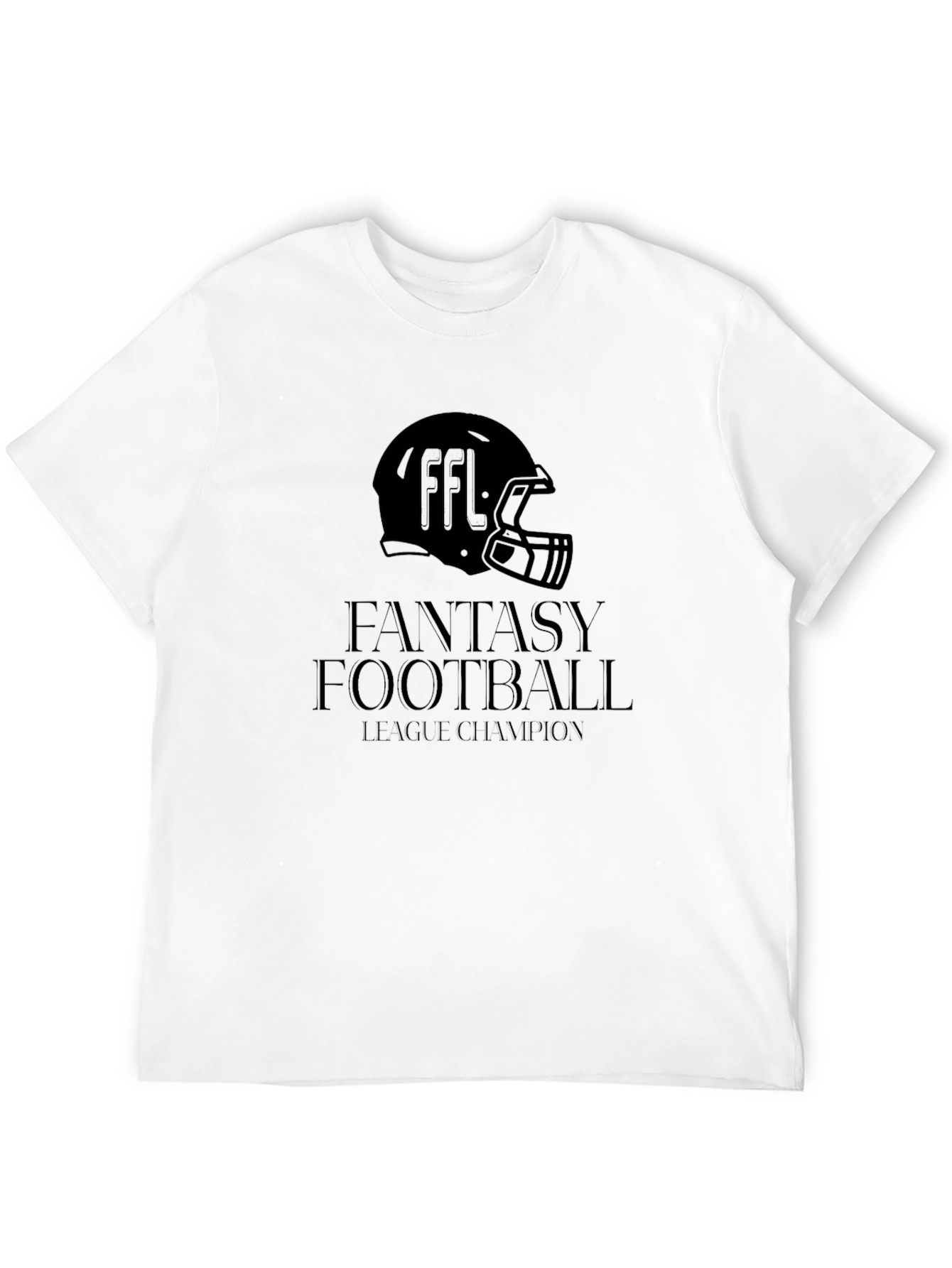 Fantasy Football League Champion Black T-Shirt