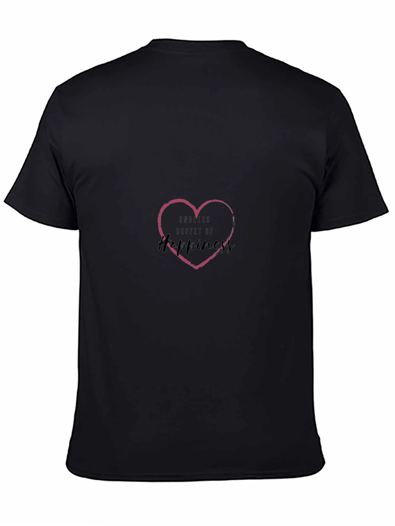 Endless Buffet of Happiness Black Tee