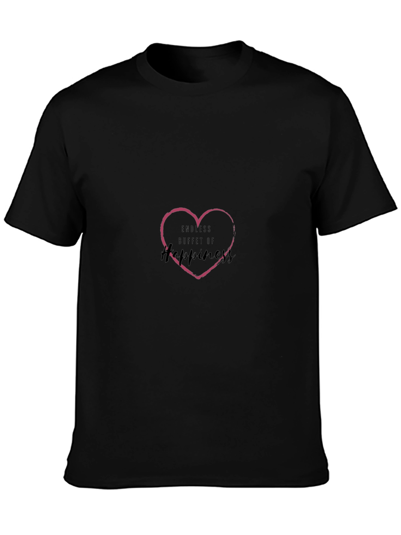 Endless Buffet of Happiness Black Tee
