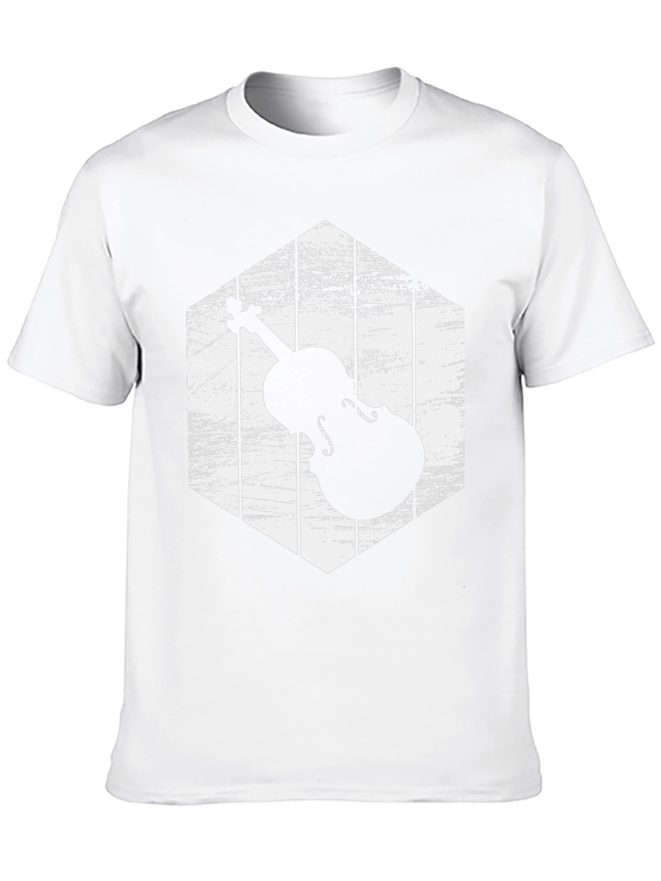 Violin Silhouette Graphic Tee