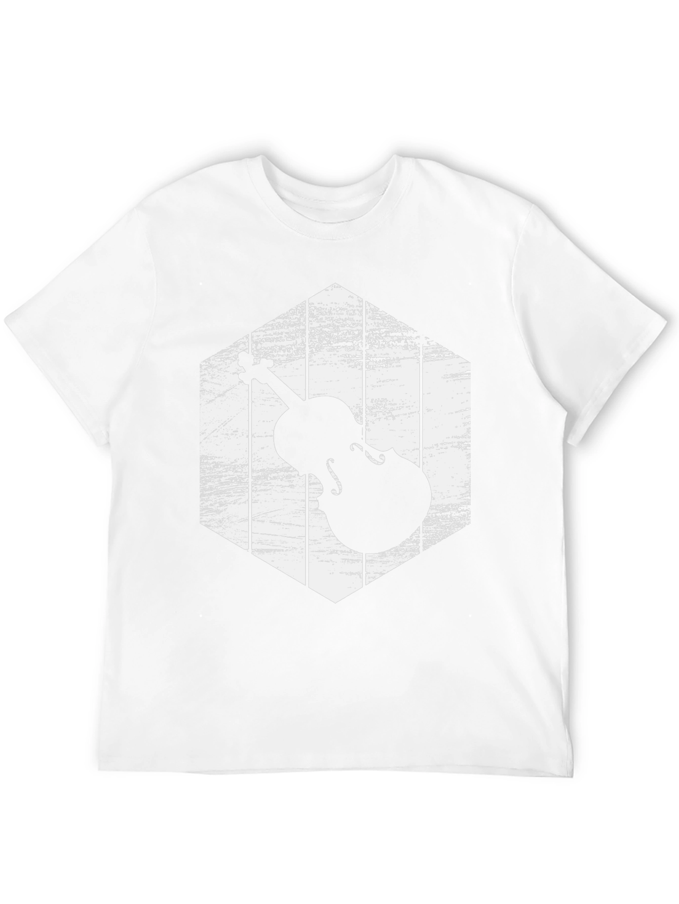 Violin Silhouette Graphic Tee