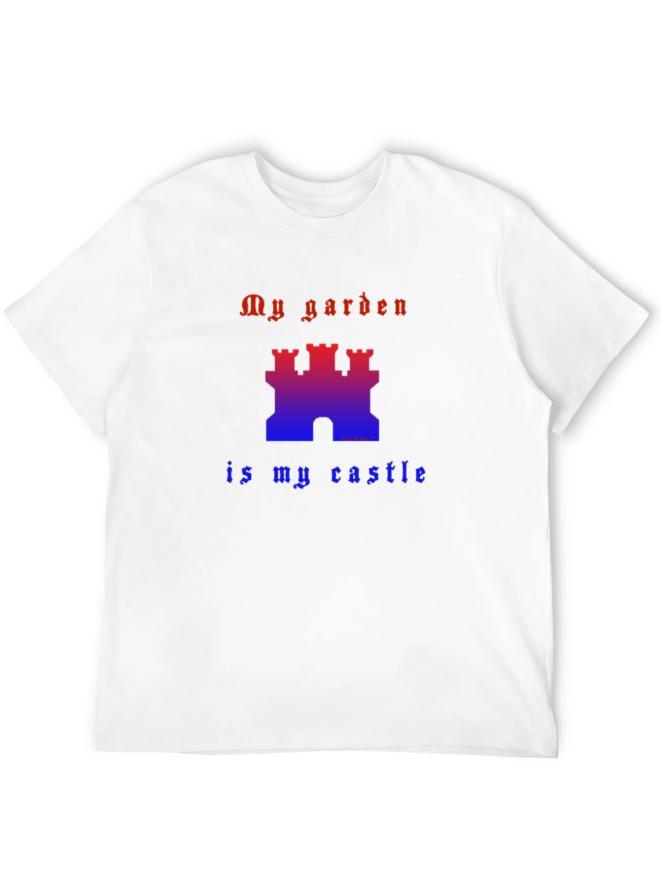My Garden is My Castle Graphic Tee - Black