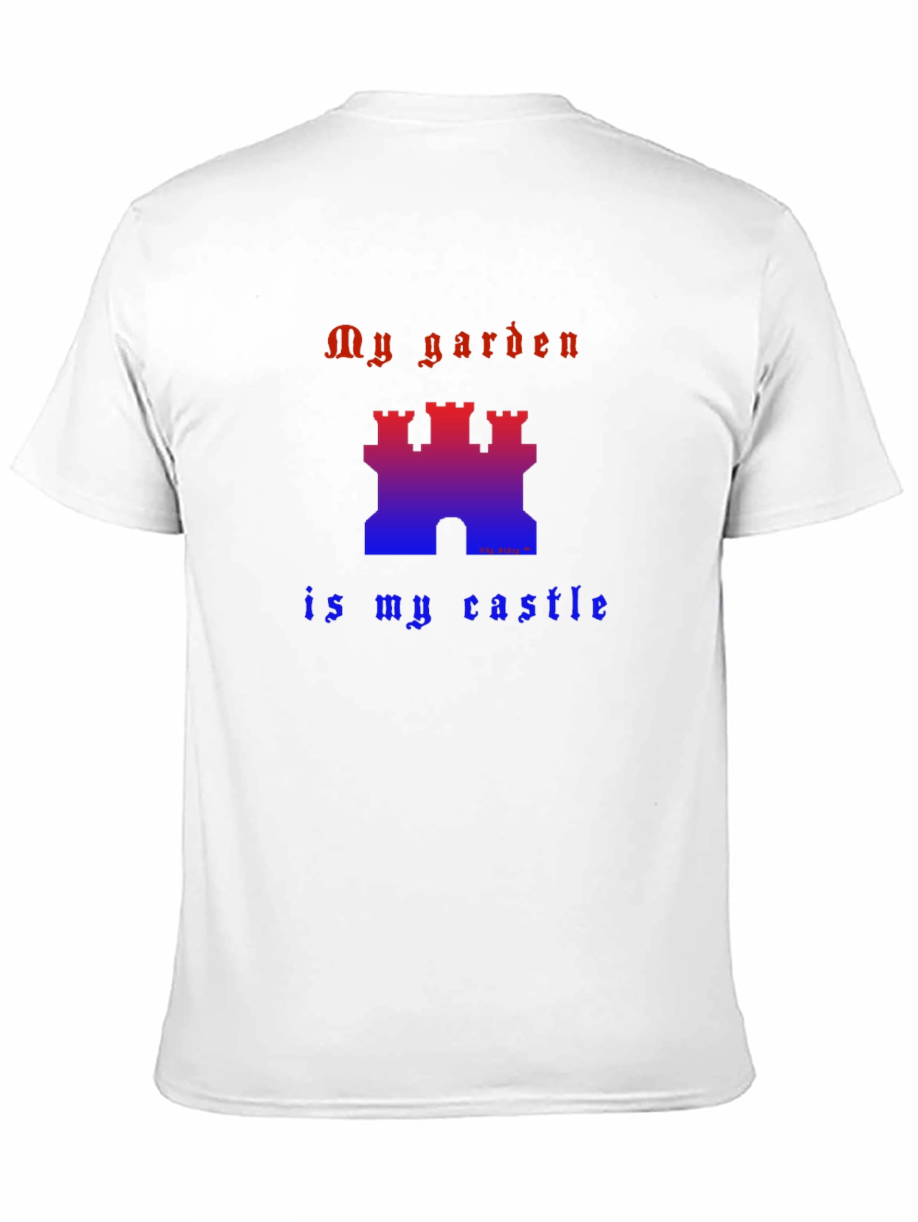 My Garden is My Castle Graphic Tee - Black