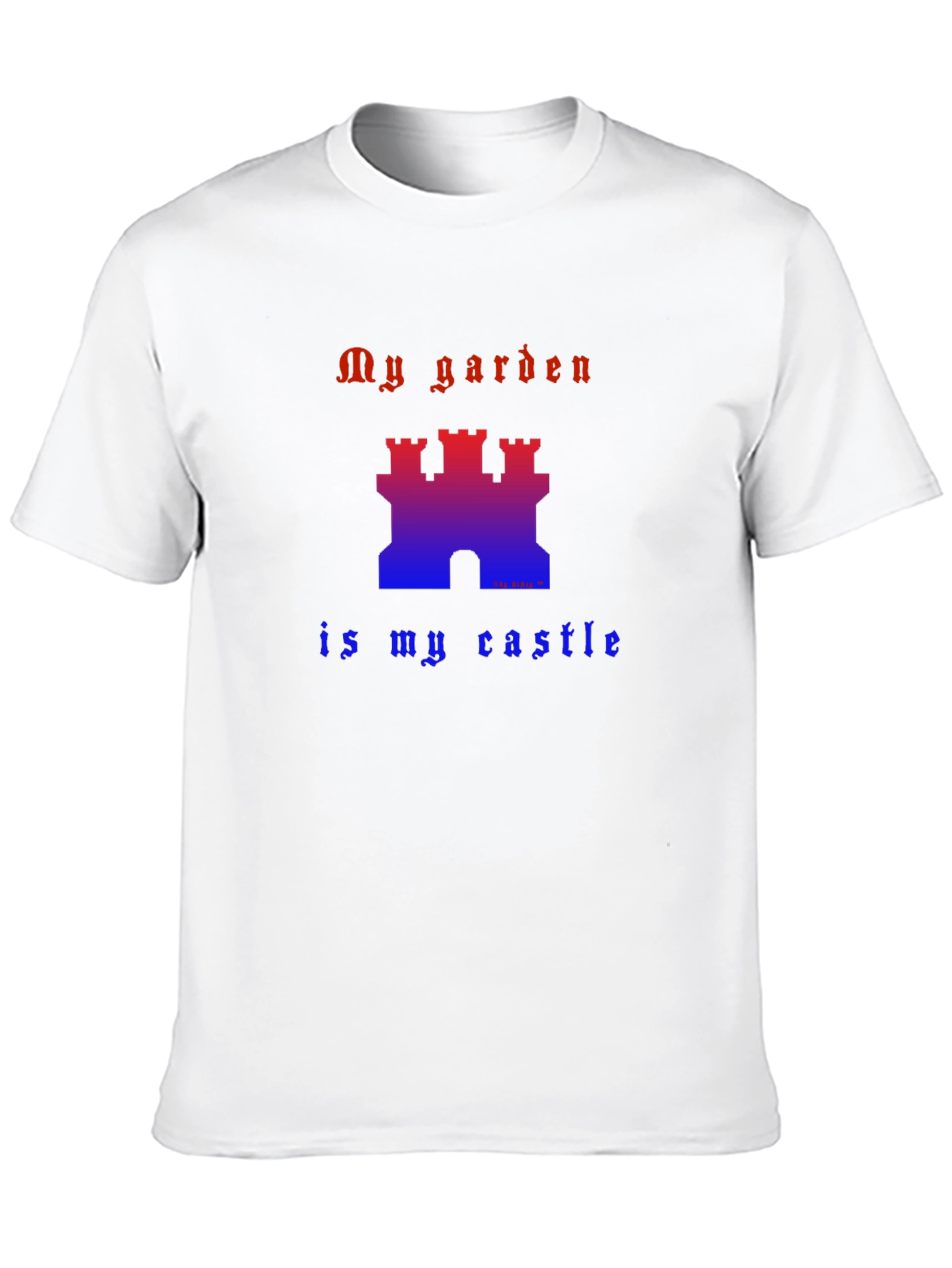 My Garden is My Castle Graphic Tee - Black