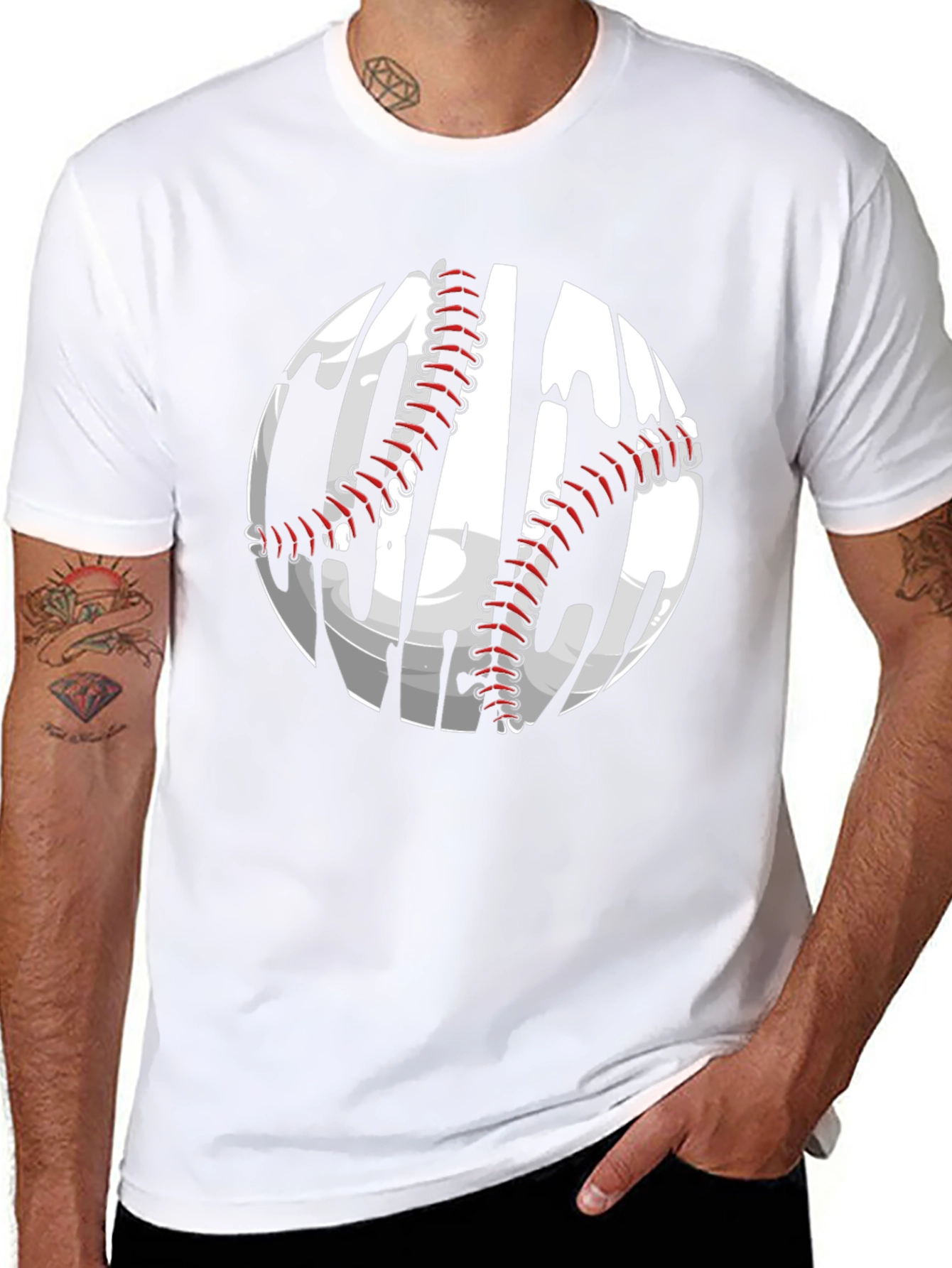 Baseball Coach Graphic Tee - Black