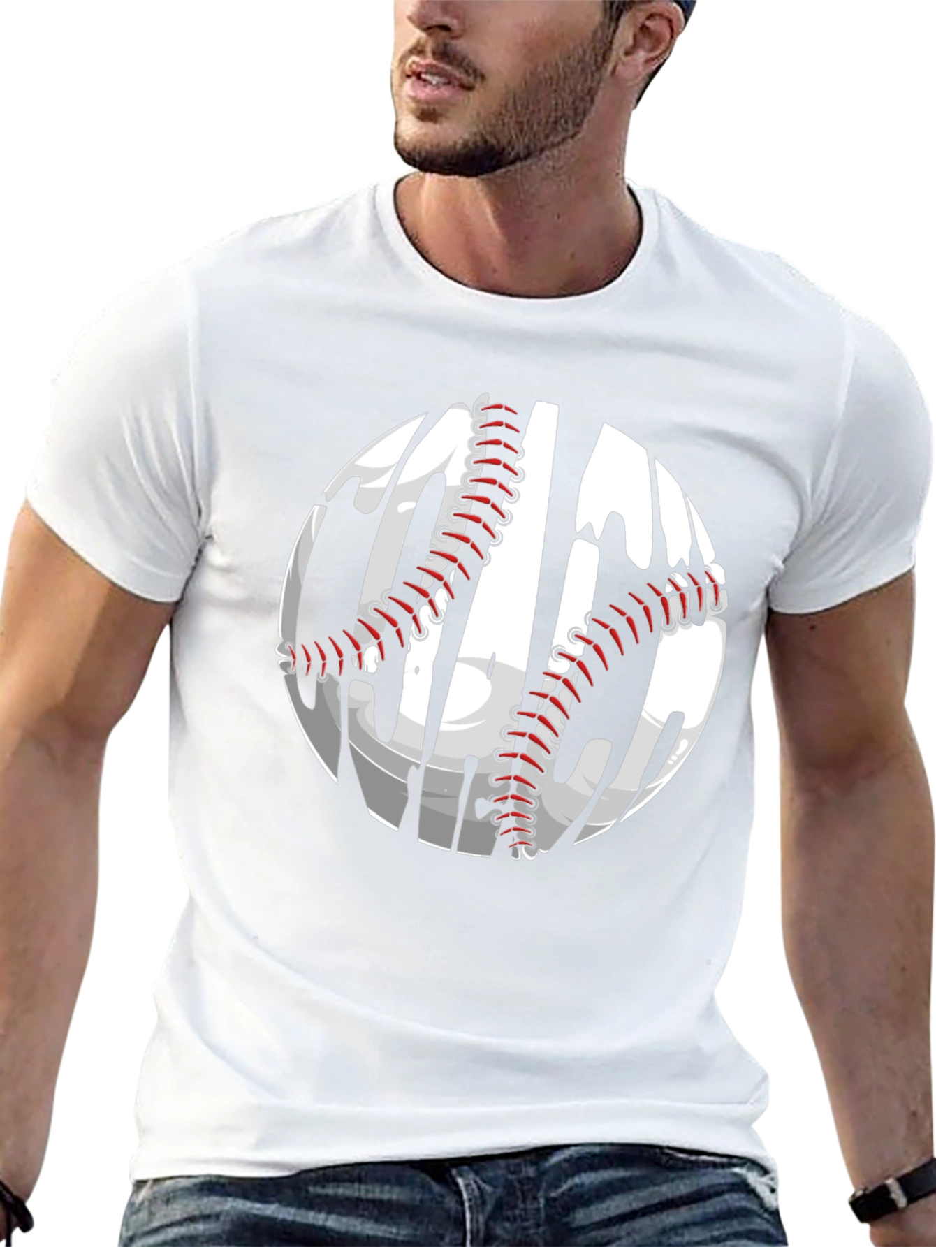 Baseball Coach Graphic Tee - Black