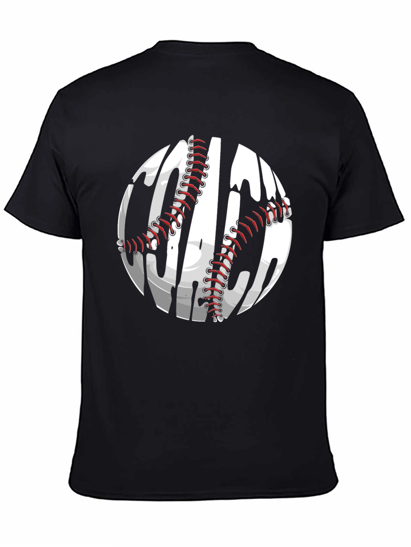 Baseball Coach Graphic Tee - Black