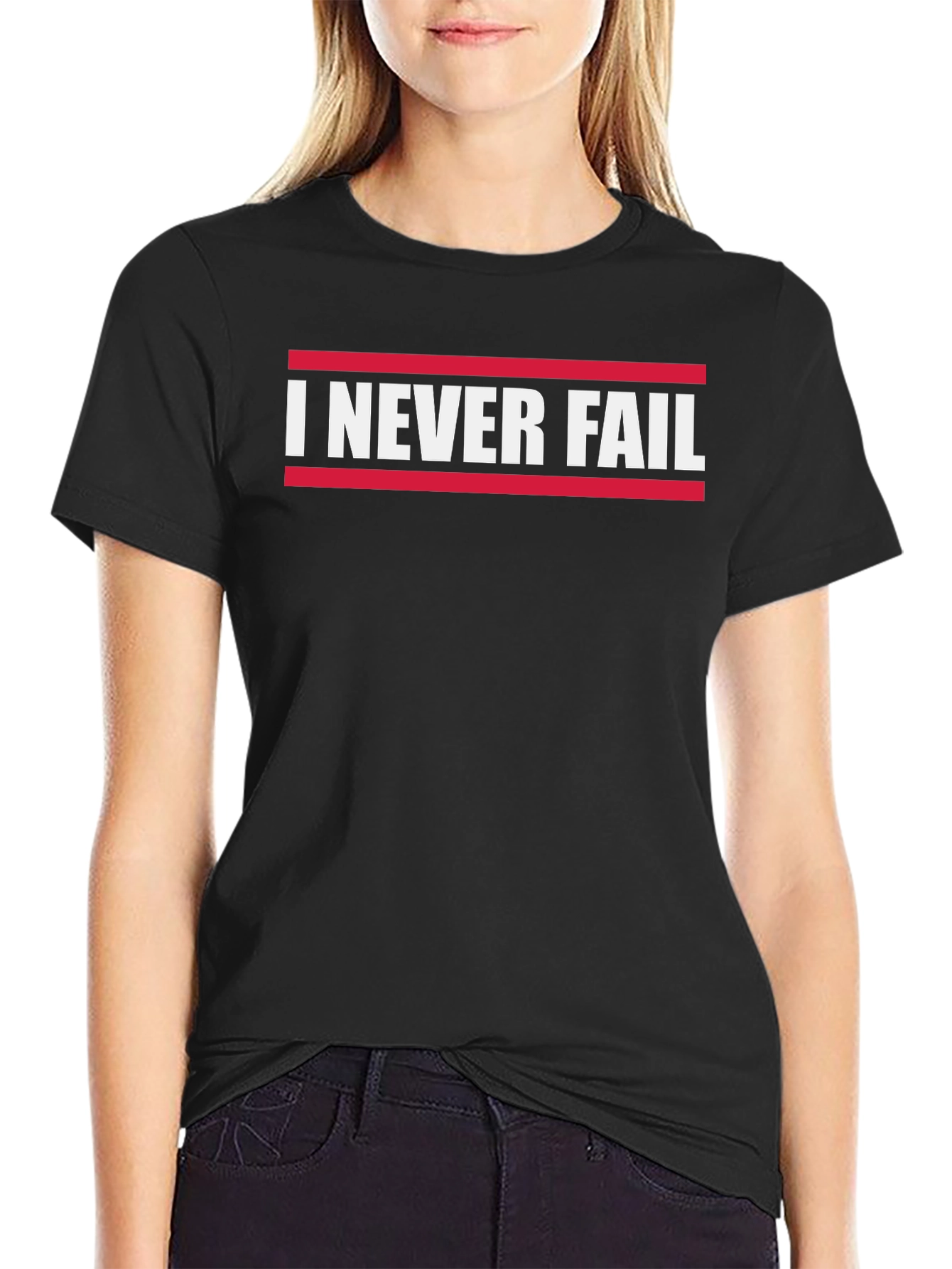 I Never Fail Graphic T-Shirt - Bold Statement Tee