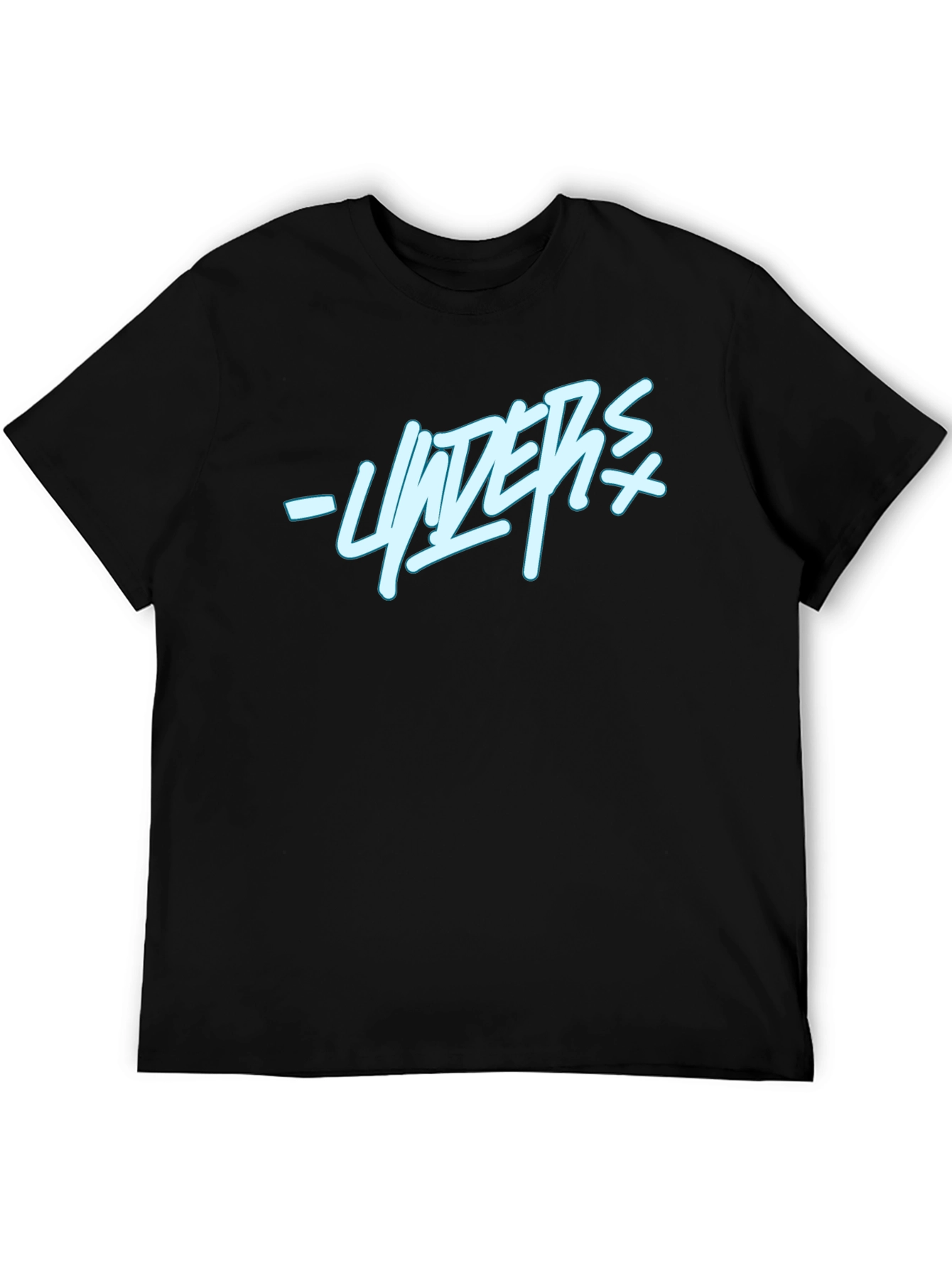 Stylish Black T-Shirt with Graphic Print