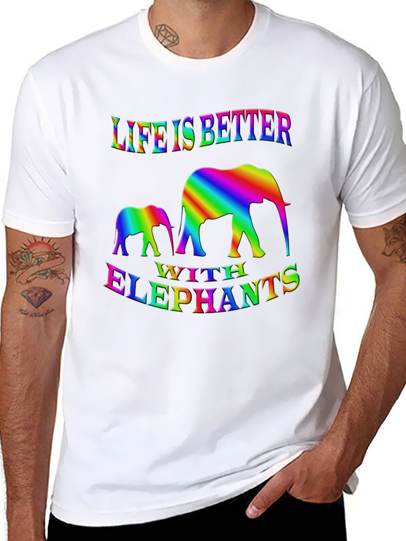 Life Is Better With Elephants T-Shirt