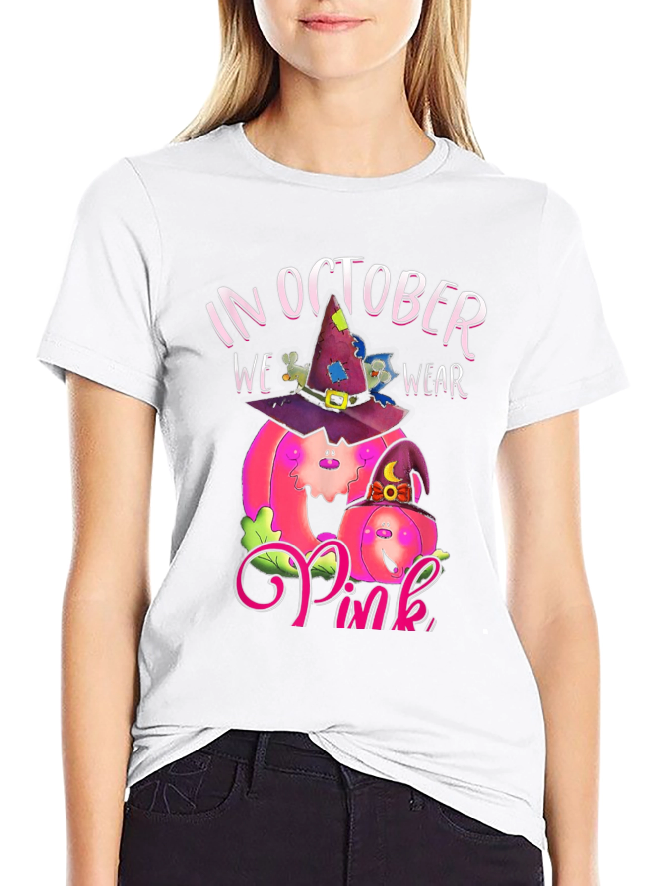 October We Wear Pink T-Shirt