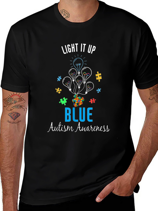 Autism Awareness Light It Up Blue T-Shirt