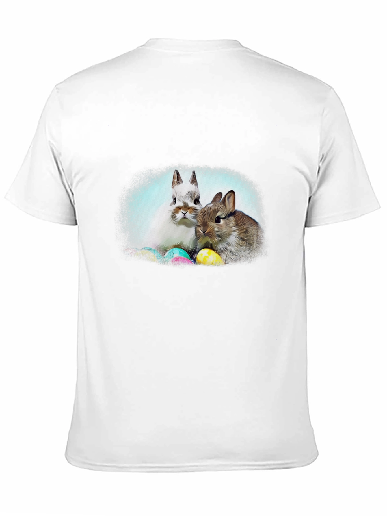Easter Bunny T-Shirt: Cute Rabbit & Egg Design