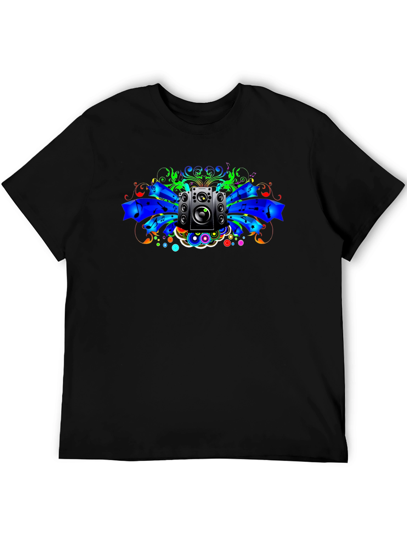 Bold Music Speaker Graphic T-Shirt