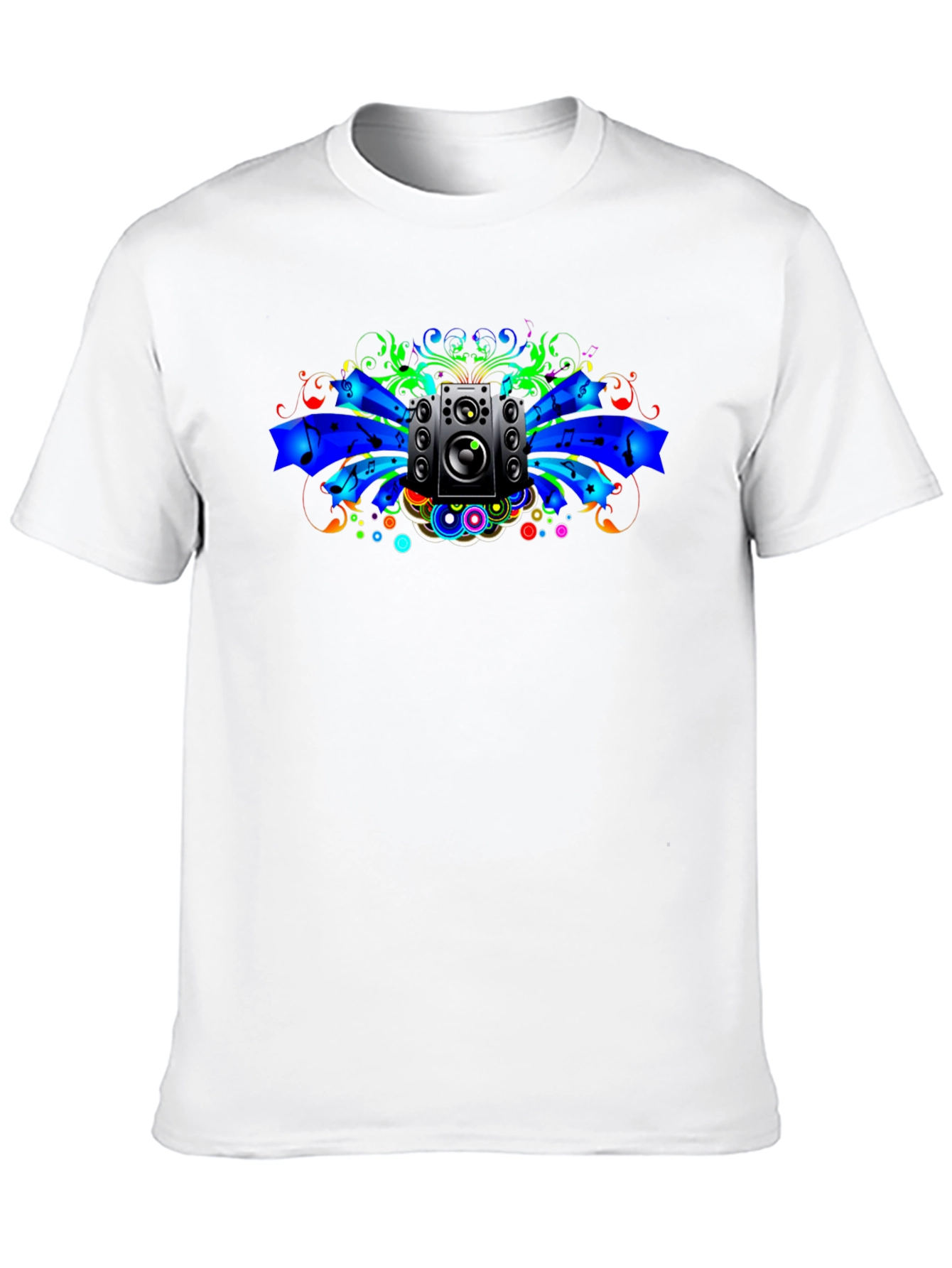 Bold Music Speaker Graphic T-Shirt